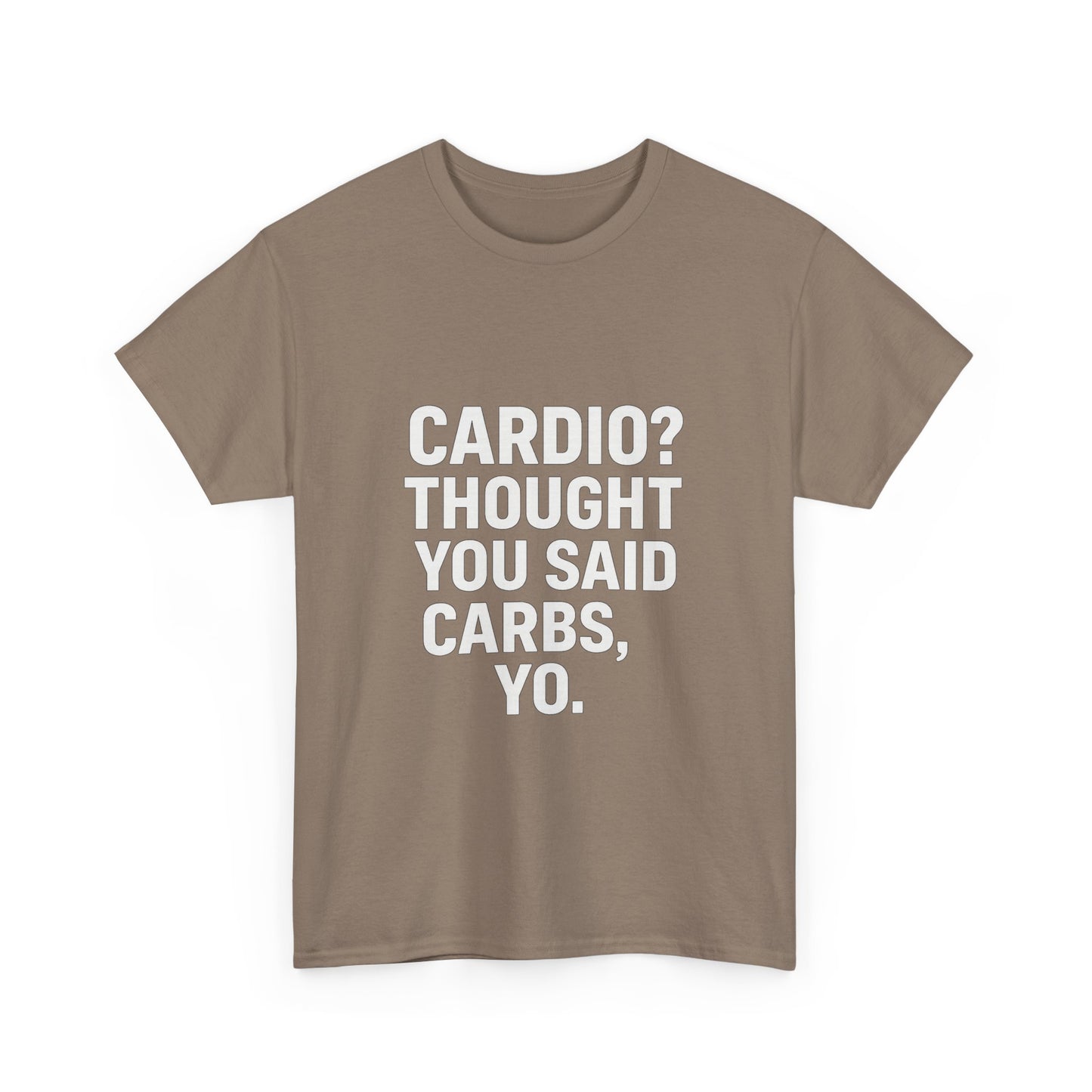 Carbs, Yo – The Cardio Confusion Tee