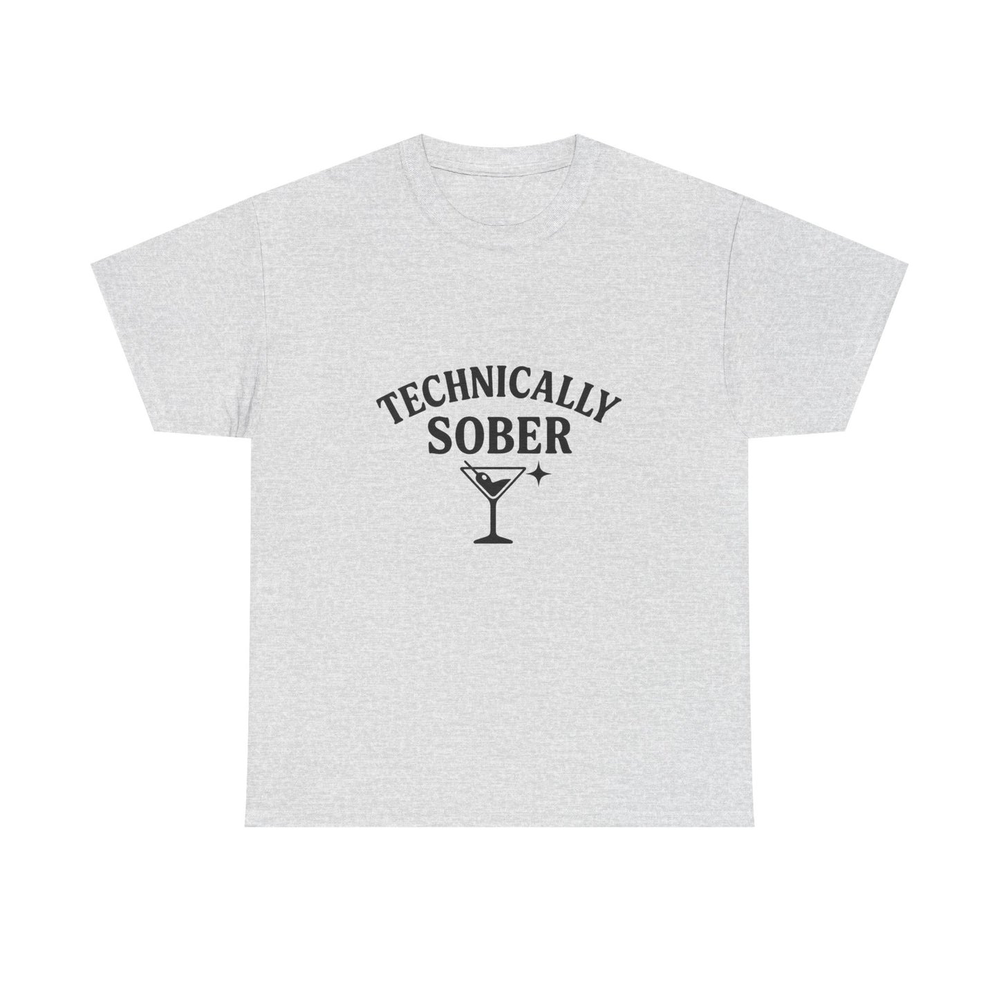 Unisex Heavy Cotton Tee - "Technically Sober" Graphic Tee