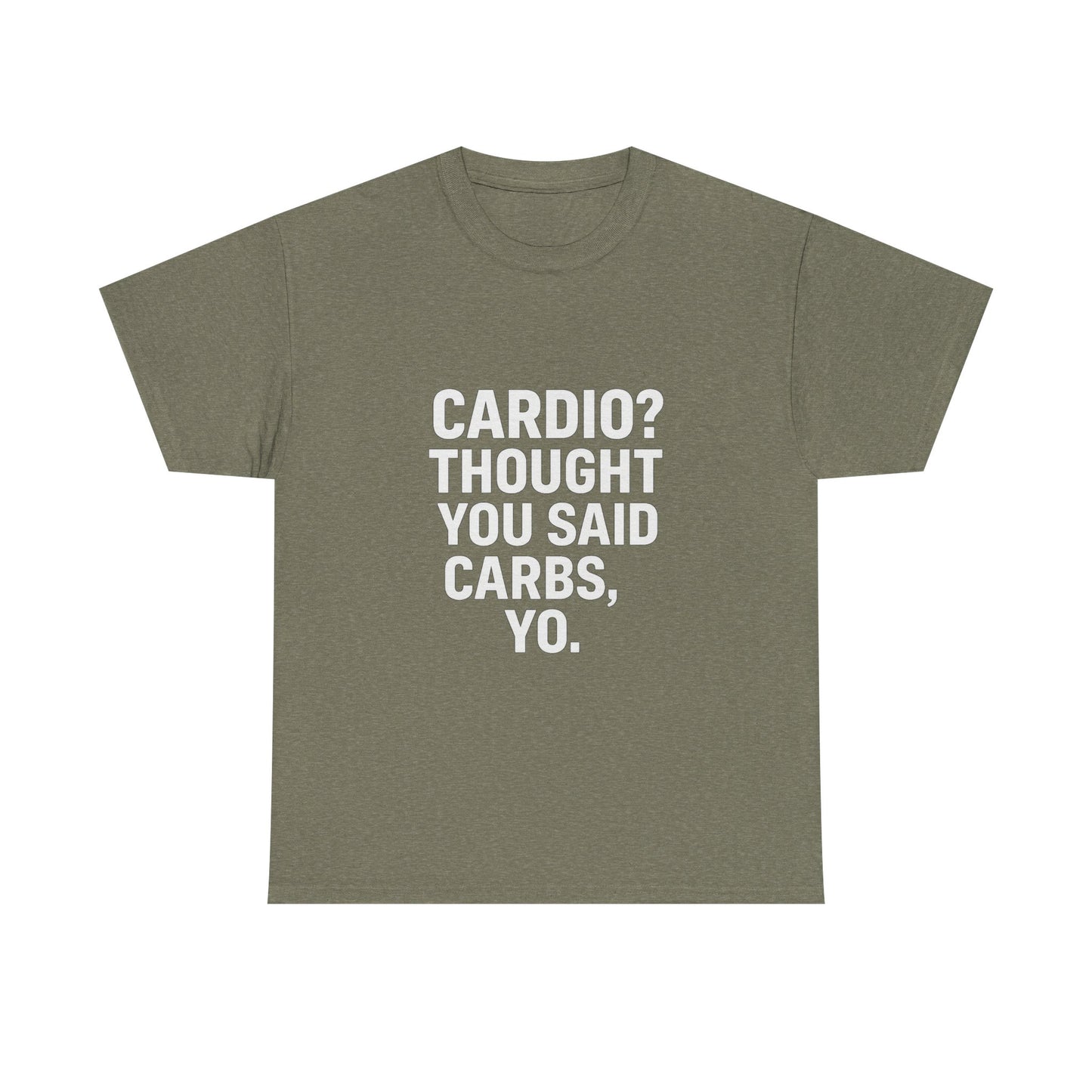 Carbs, Yo – The Cardio Confusion Tee