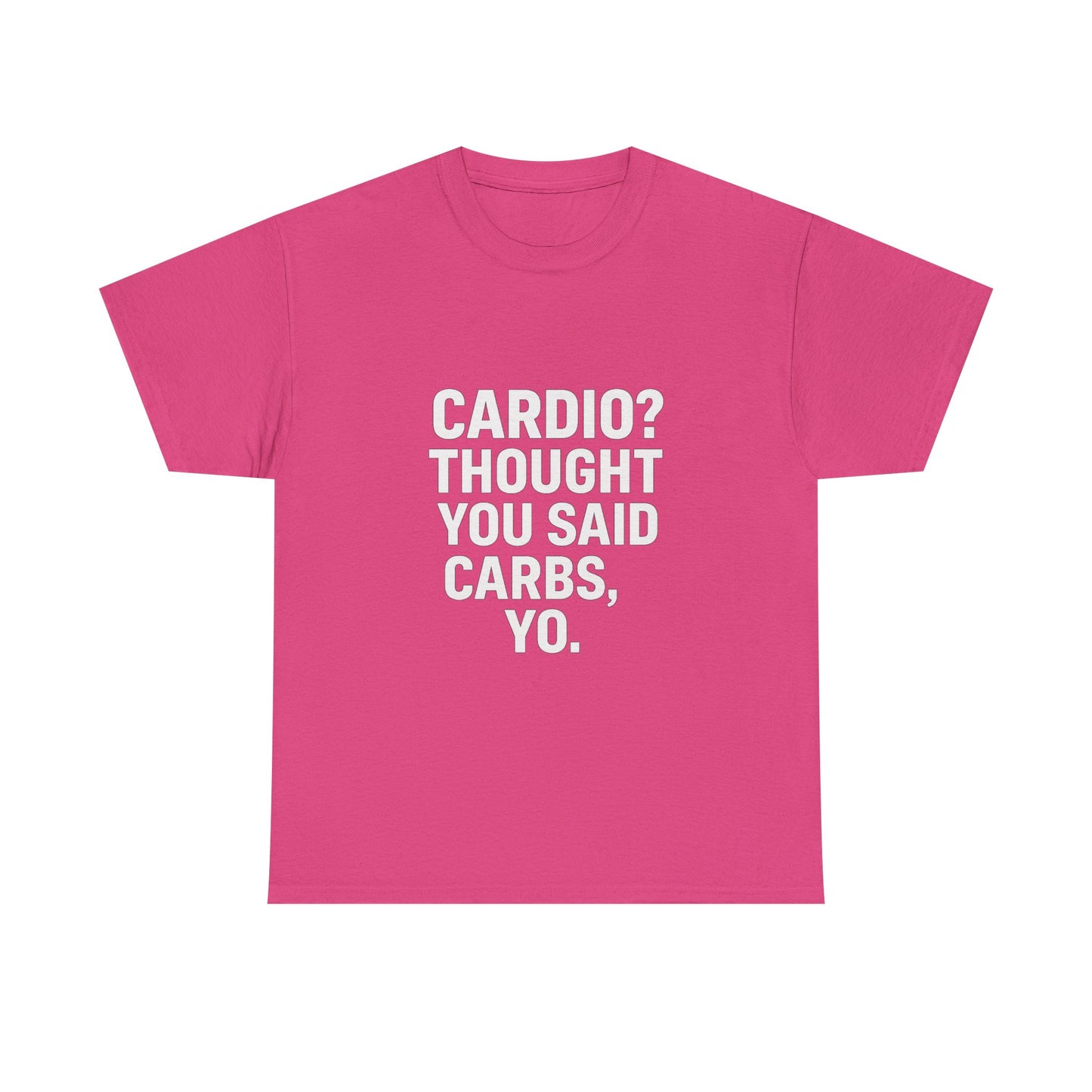 Carbs, Yo – The Cardio Confusion Tee