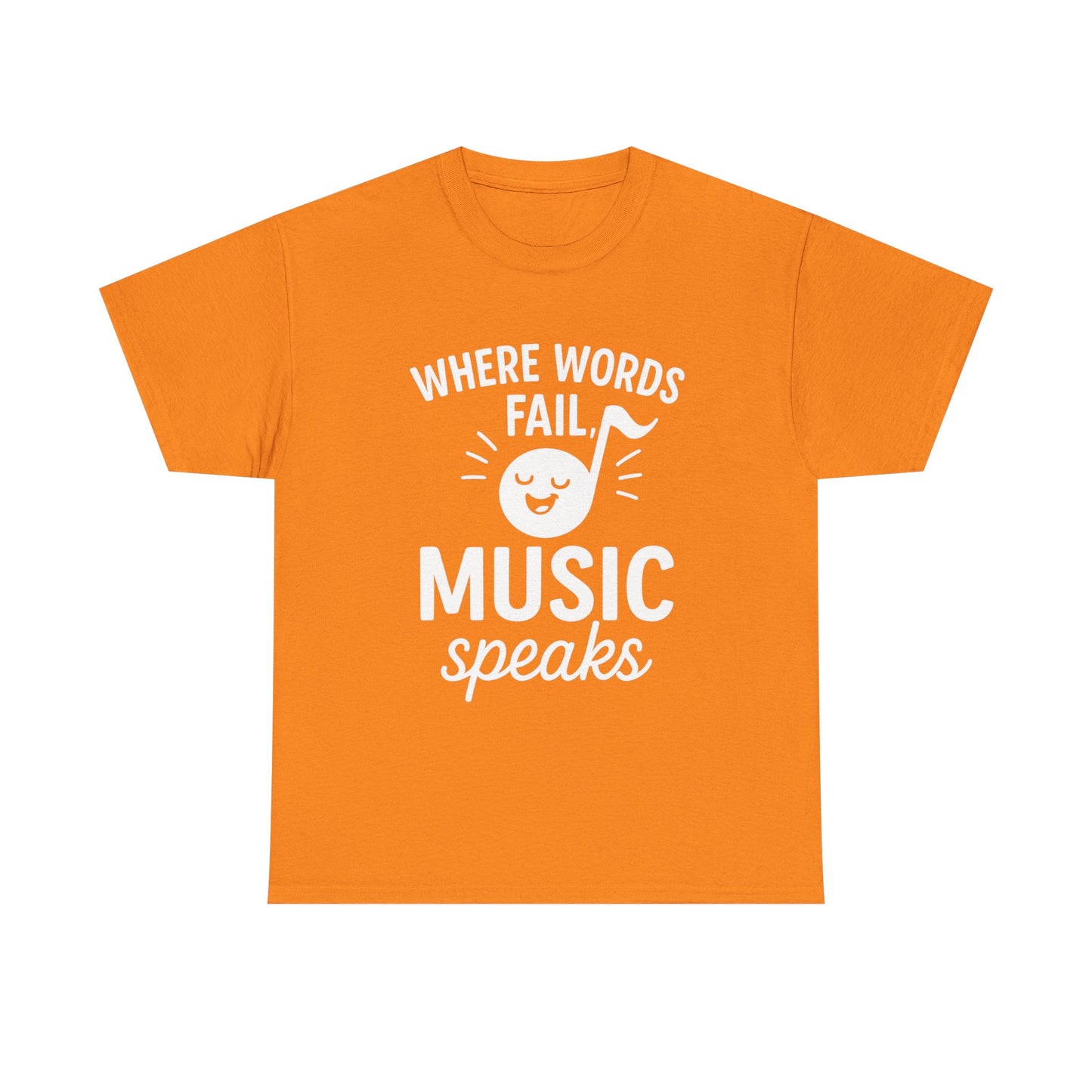 Where Words Fail, Music Speaks – Deep Thoughts, Deeper Bass Tee