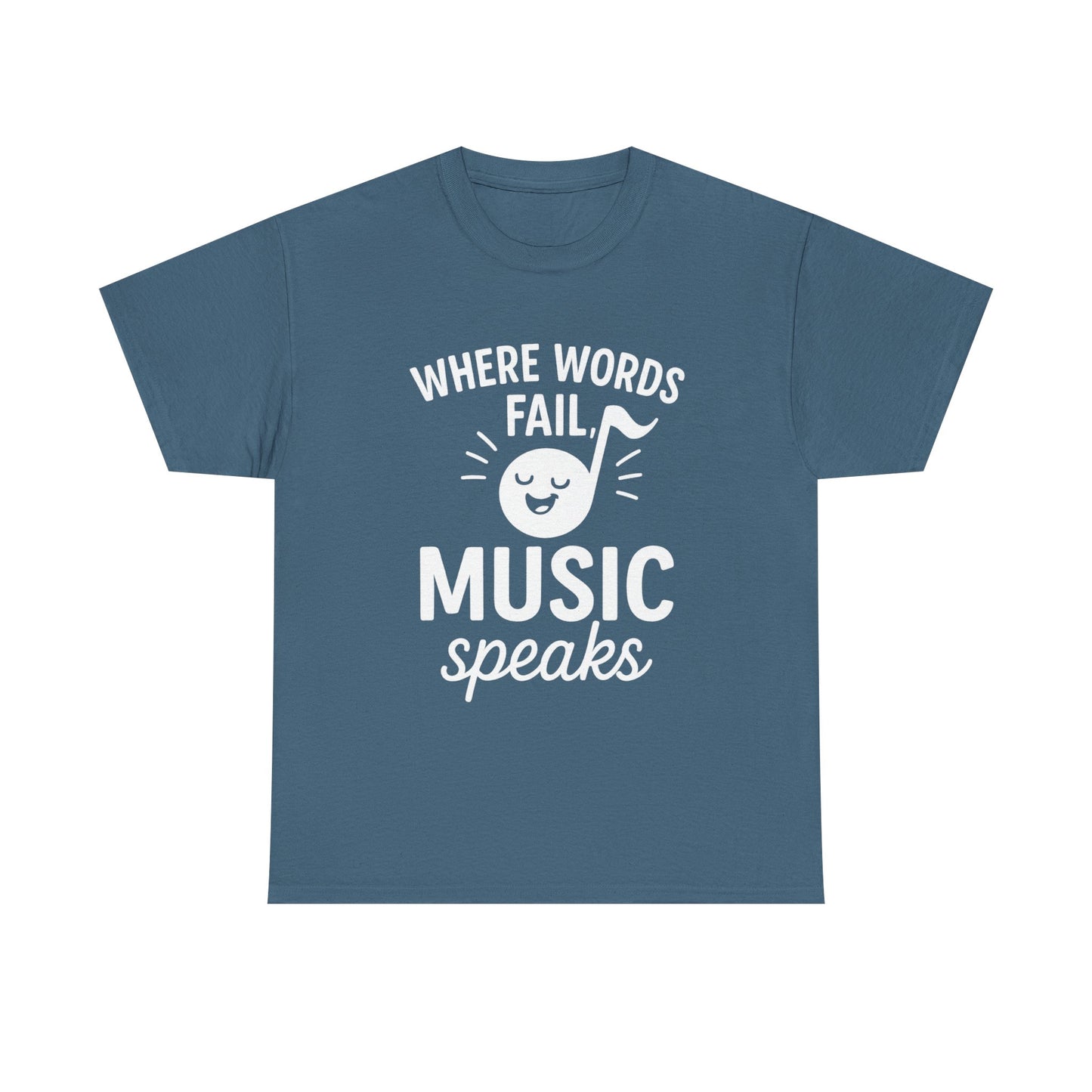 Where Words Fail, Music Speaks – Deep Thoughts, Deeper Bass Tee