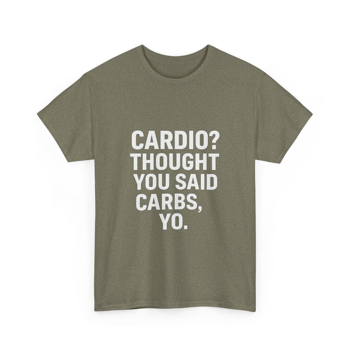 Carbs, Yo – The Cardio Confusion Tee