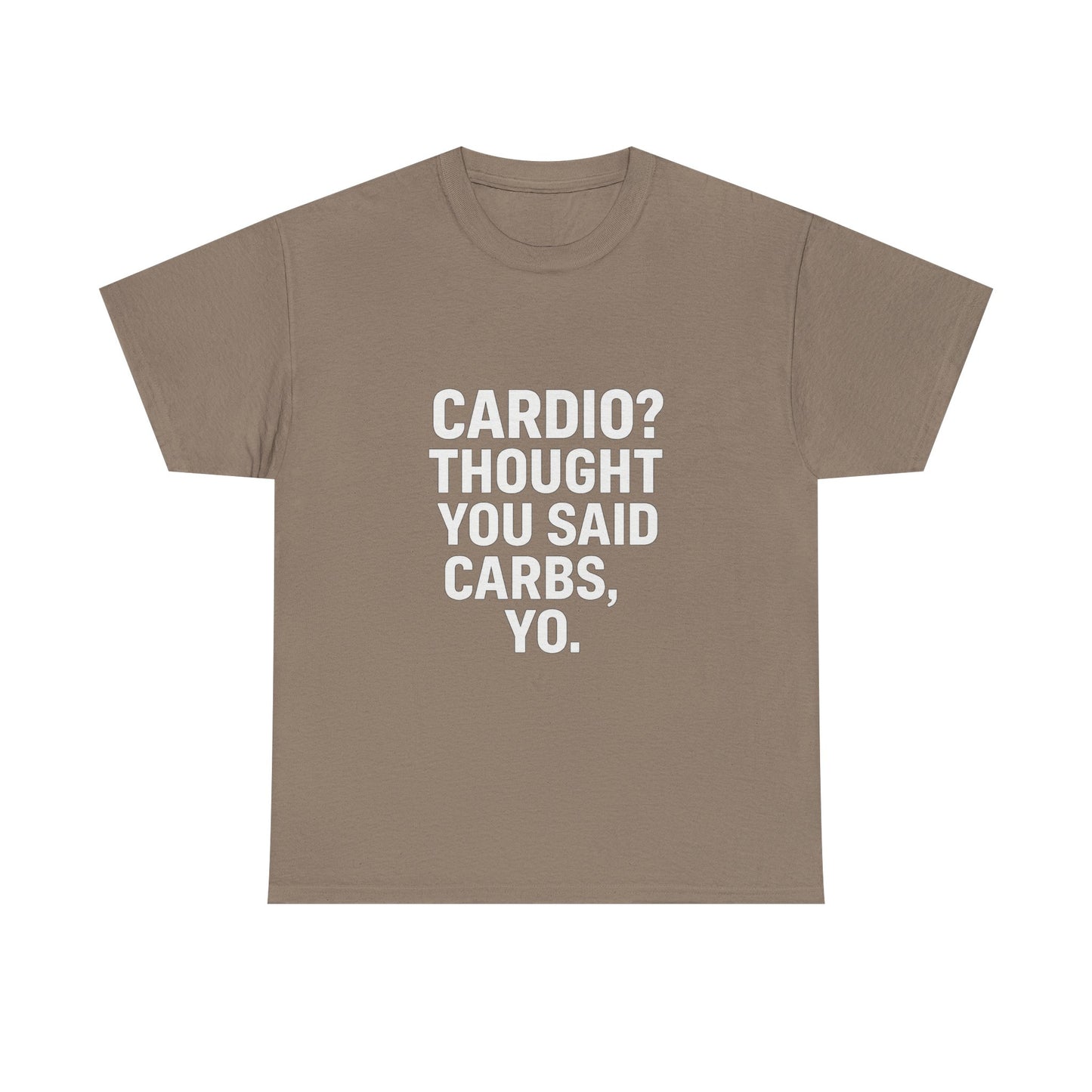 Carbs, Yo – The Cardio Confusion Tee