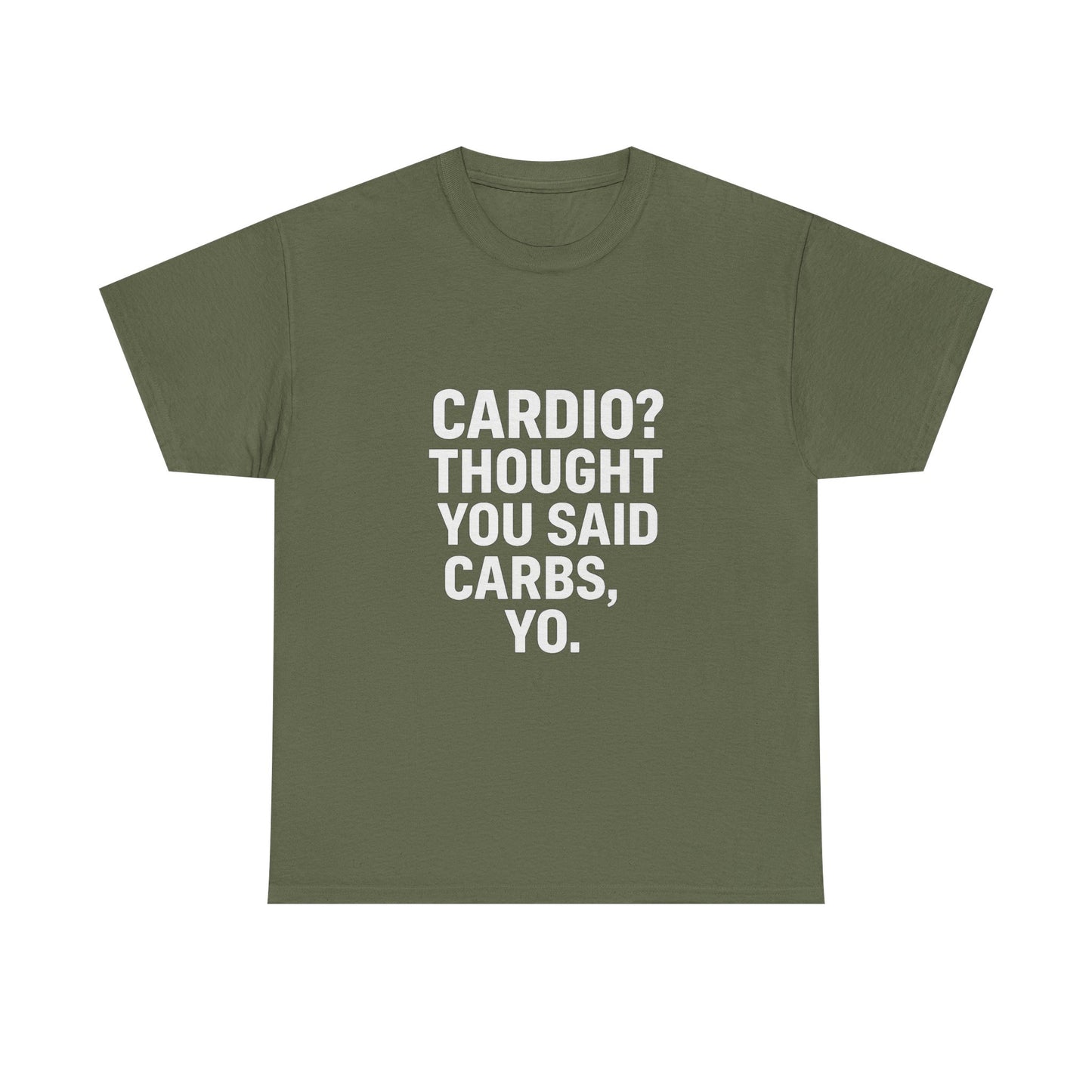 Carbs, Yo – The Cardio Confusion Tee
