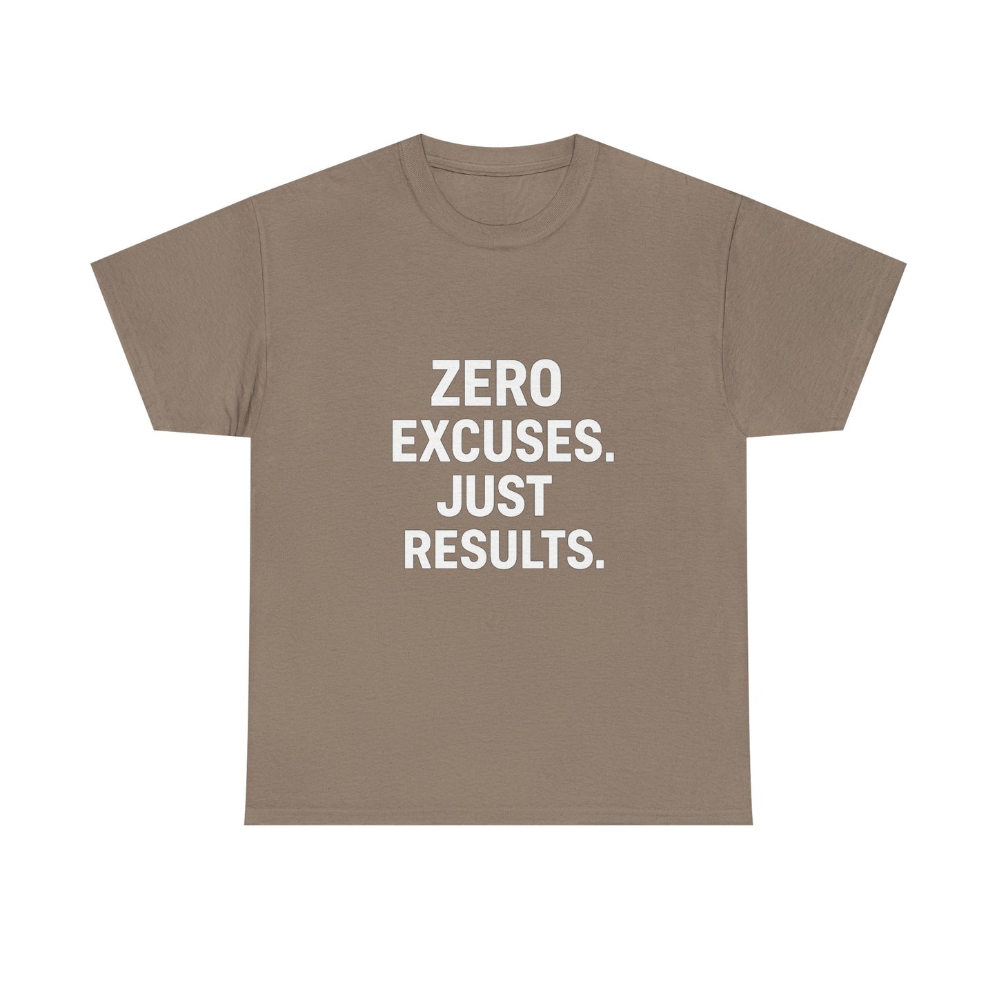 Zero Excuses. Just Results. – The Accountability T-Shirt