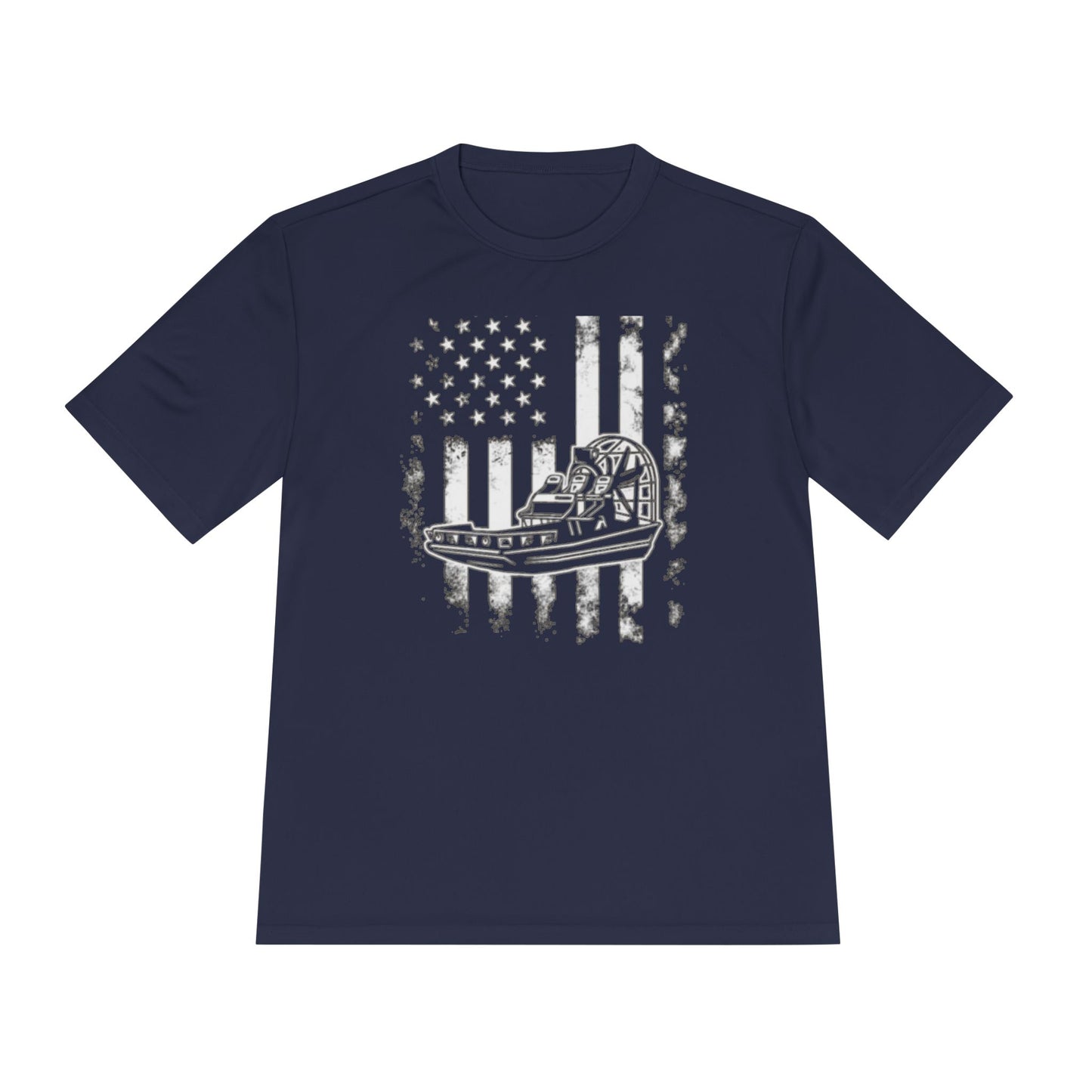 Patriotic Adventure Tee: Moisture Wicking, Unisex Shirt for Outdoor Enthusiasts, Gifts for Veterans, Memorial Day, Independence Day