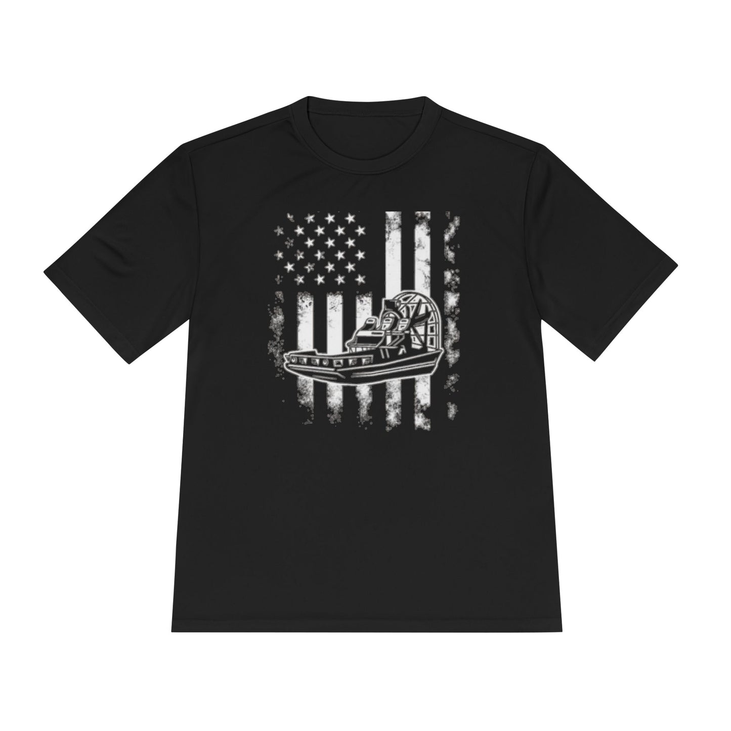 Patriotic Adventure Tee: Moisture Wicking, Unisex Shirt for Outdoor Enthusiasts, Gifts for Veterans, Memorial Day, Independence Day