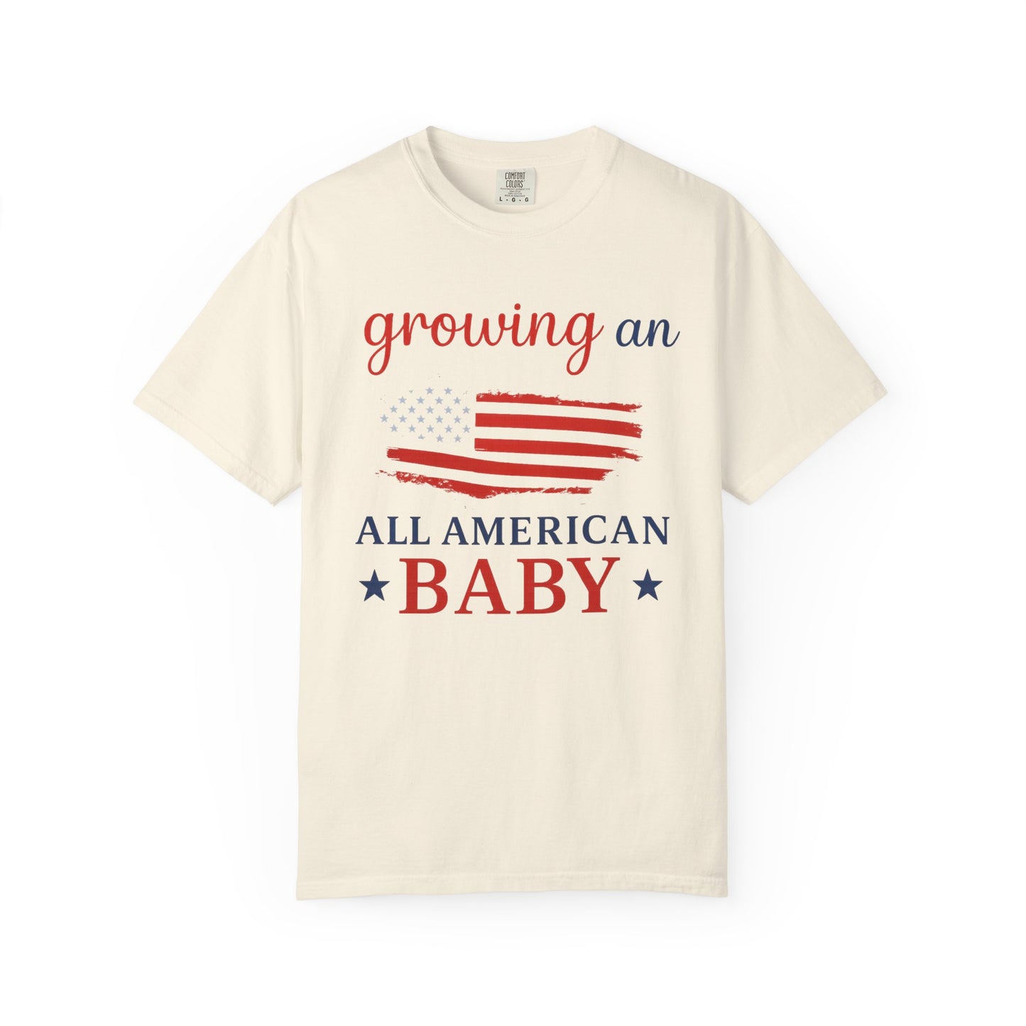 Growing an All-American Baby – Stars, Stripes, and Stretch Marks Tee