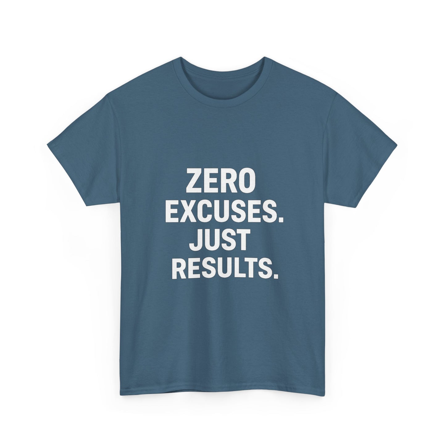 Zero Excuses. Just Results. – The Accountability T-Shirt