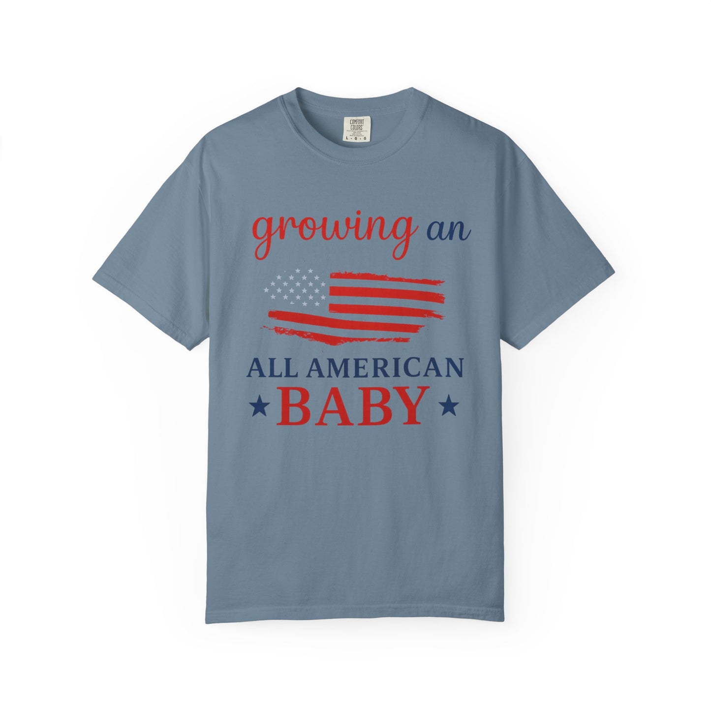 Growing an All-American Baby – Stars, Stripes, and Stretch Marks Tee