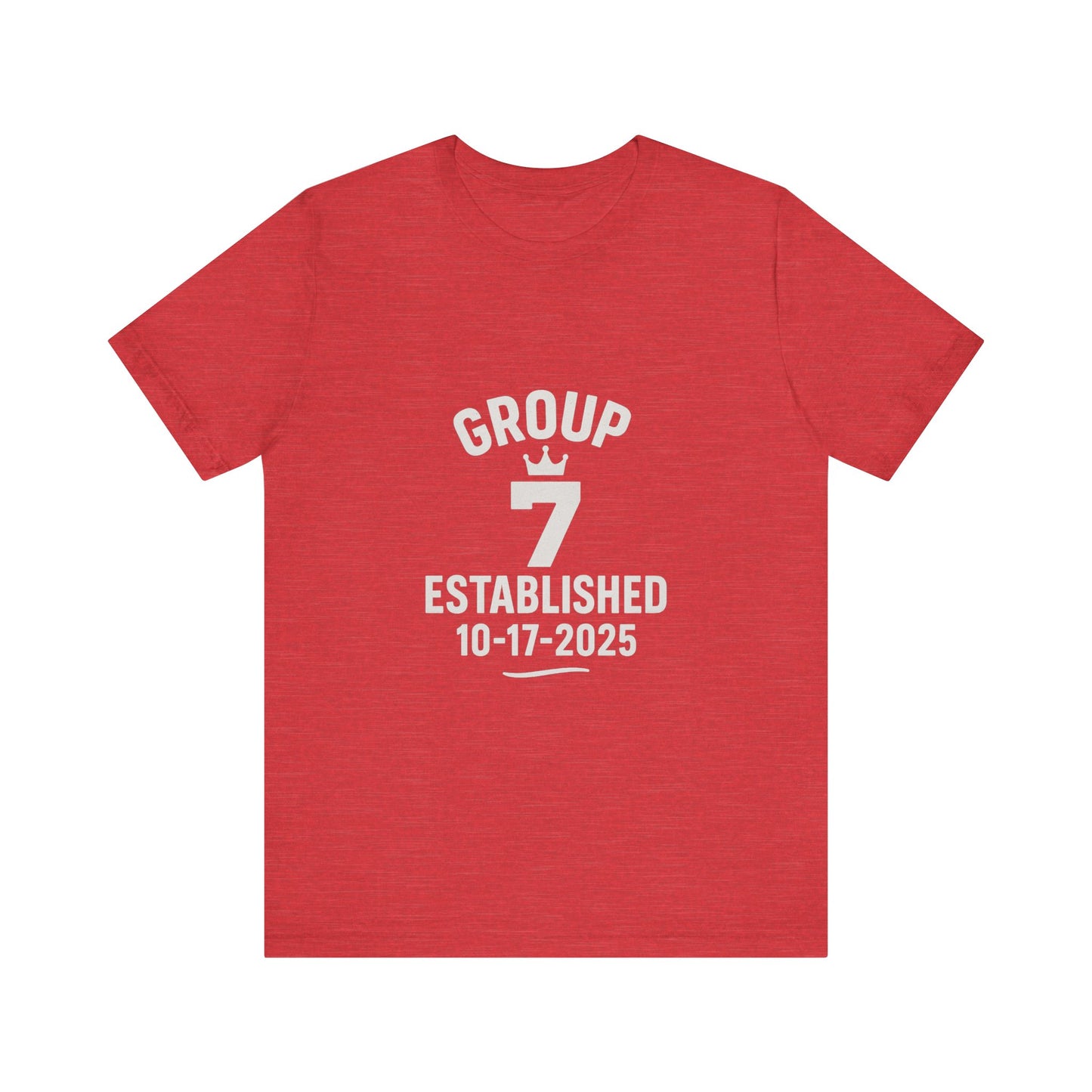 Group 7 Established 2025 Unisex Tee