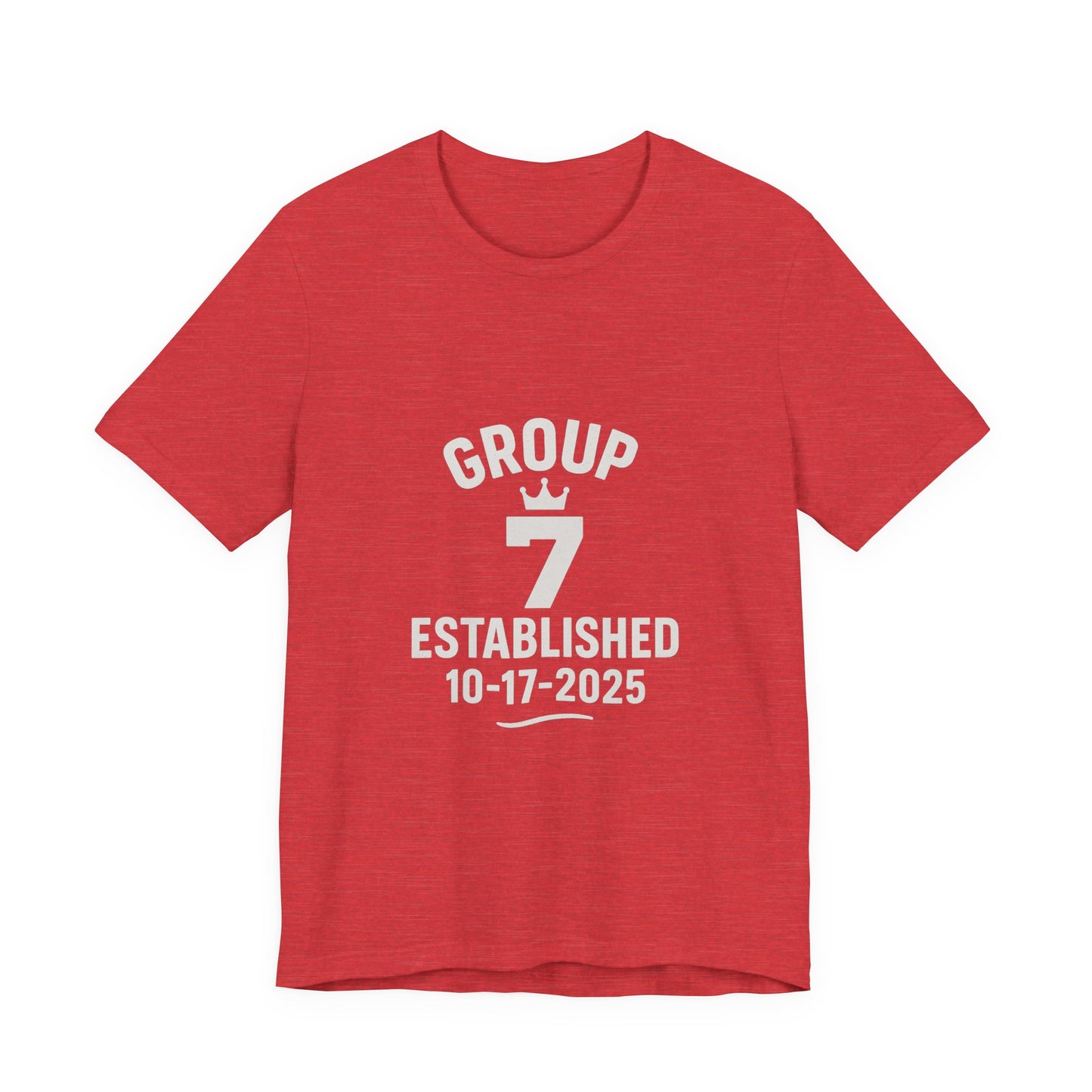 Group 7 Established 2025 Unisex Tee