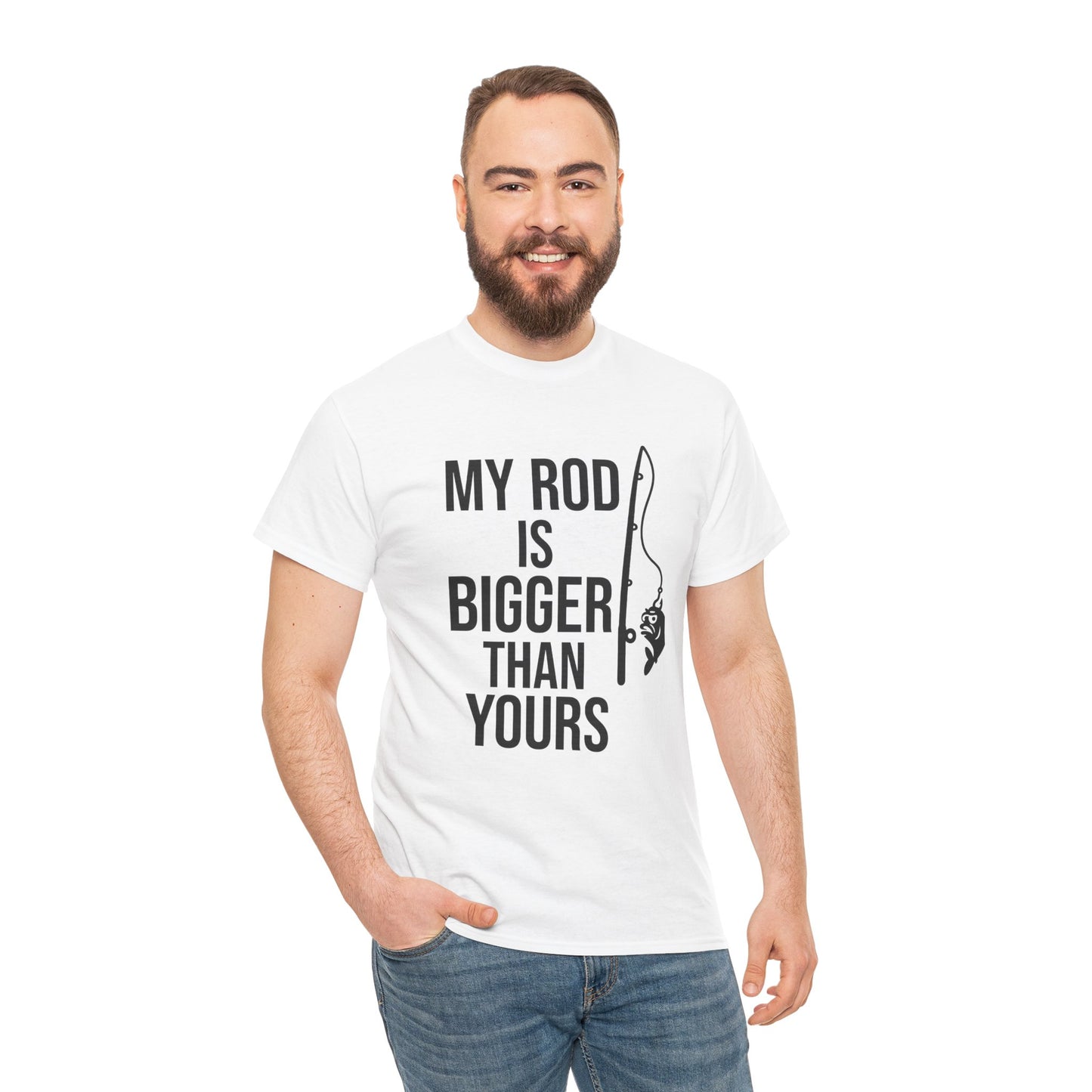 My Rod Is Bigger Than Yours – Confidence Cast Tee