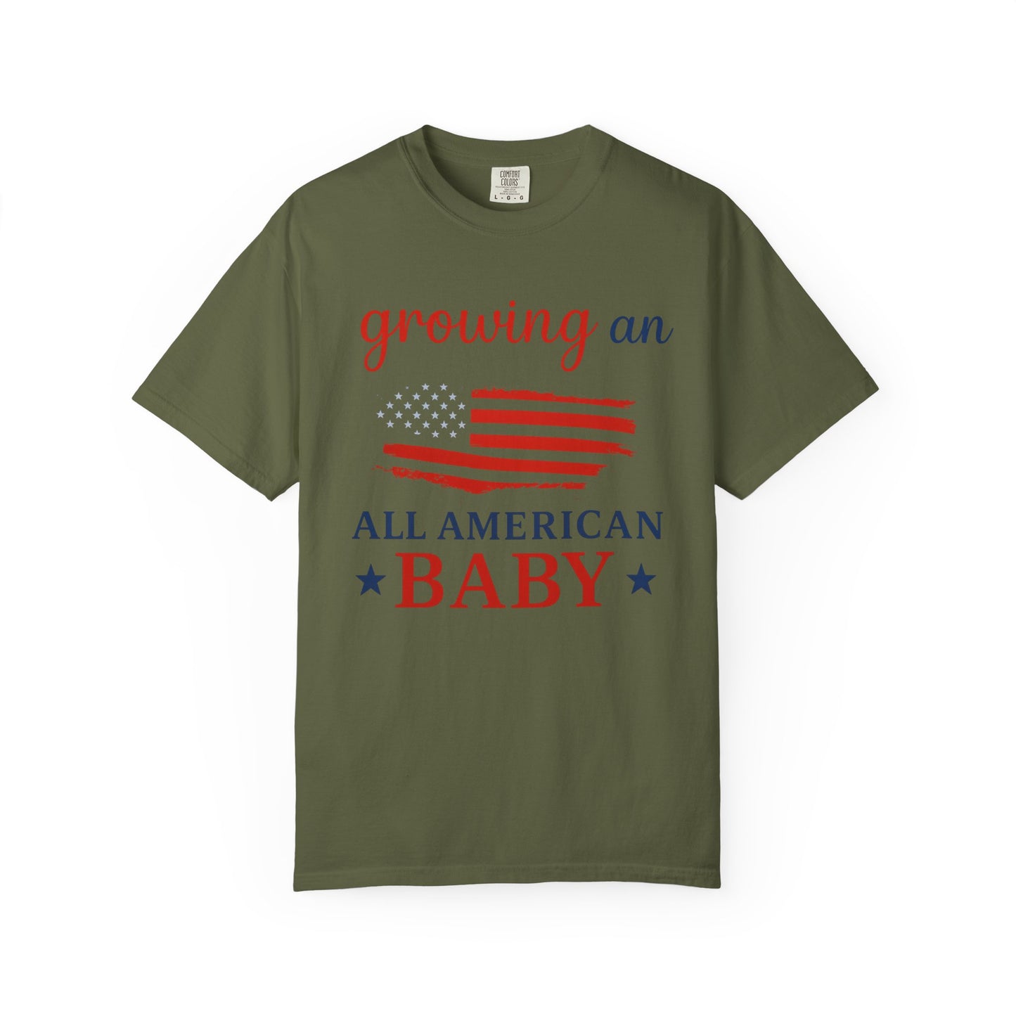 Growing an All-American Baby – Stars, Stripes, and Stretch Marks Tee