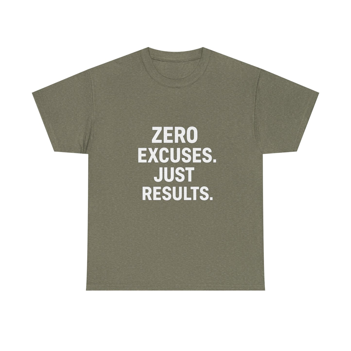 Zero Excuses. Just Results. – The Accountability T-Shirt