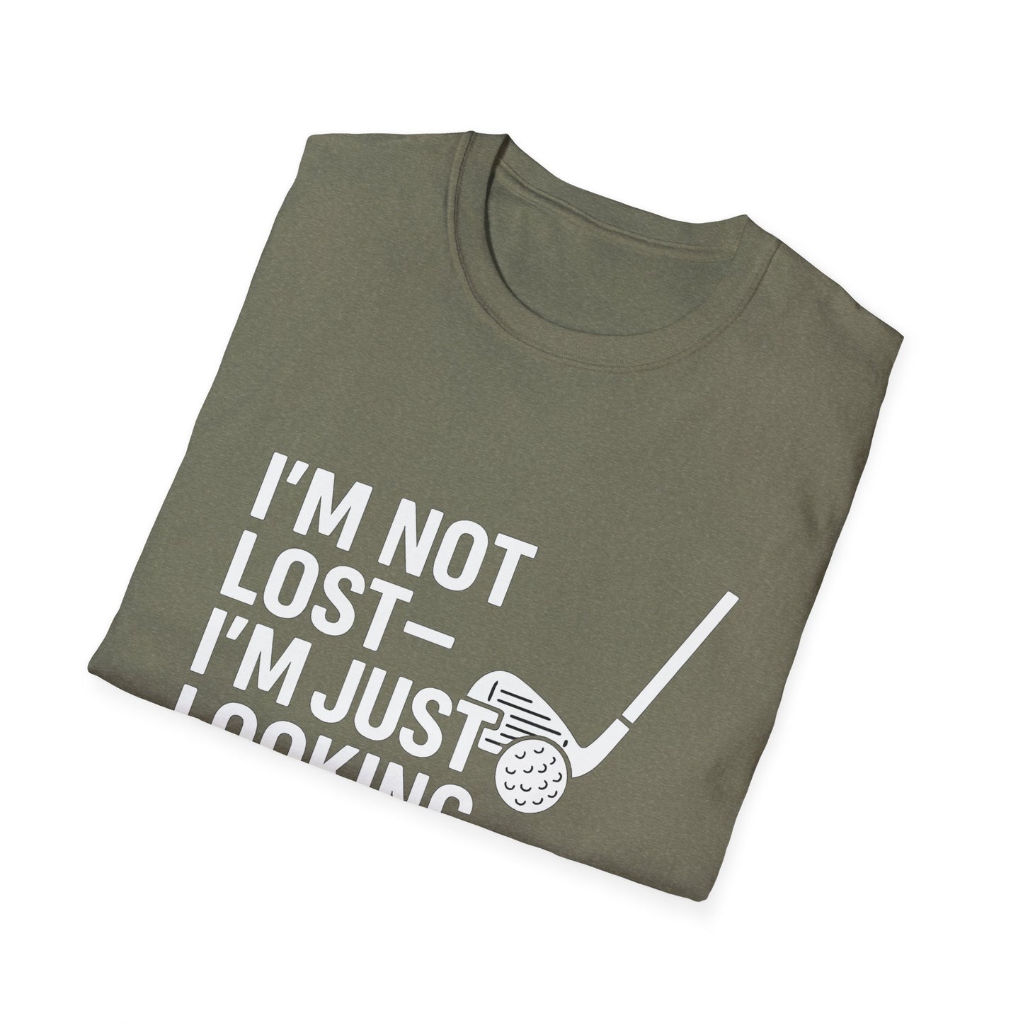 Funny Golf T-Shirt, Perfect for Golf Lovers, Ideal Gift for Dad, Unique Sports Tee, Humorous Father's Day Present, Casual Wear