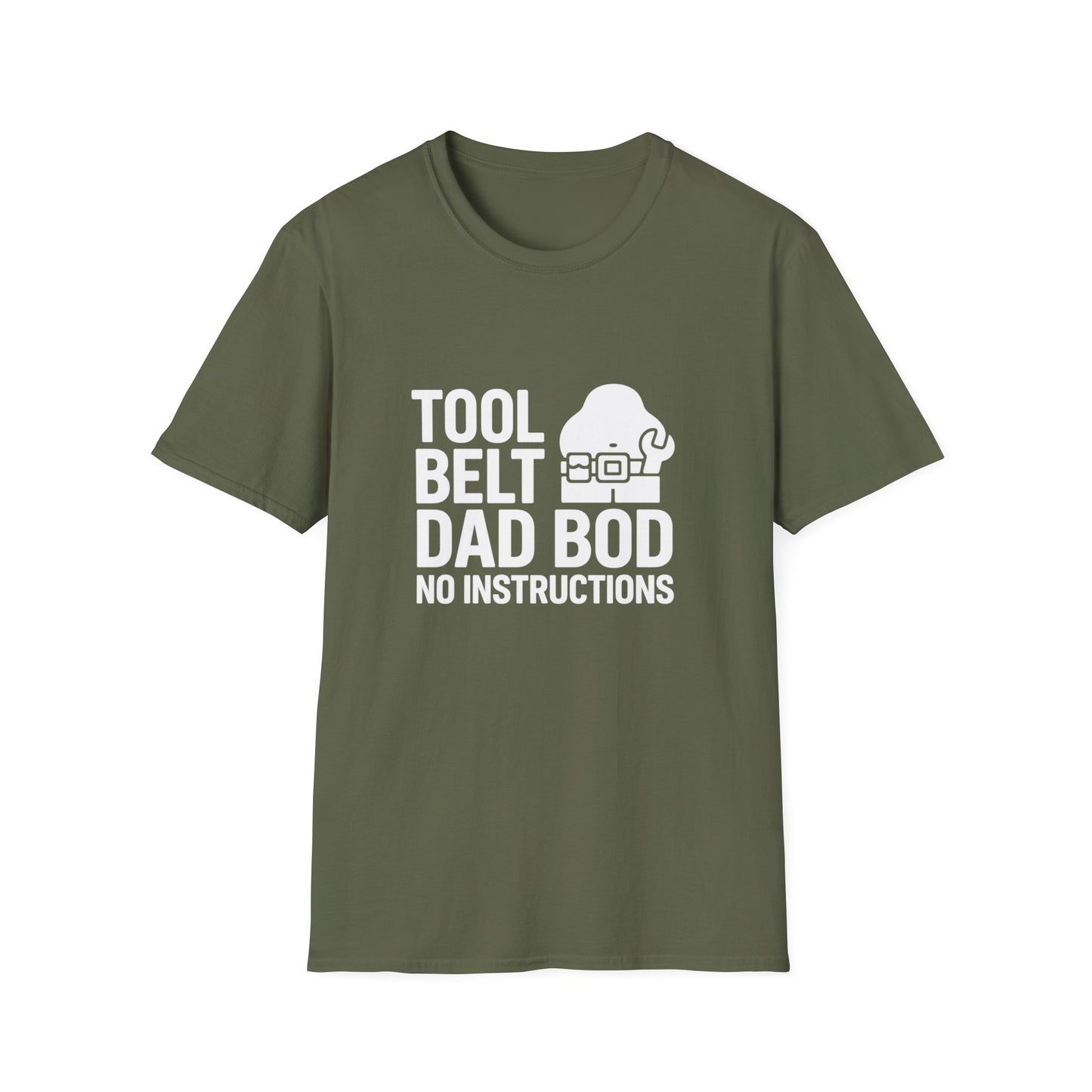Tool Belt, Dad Bod, No Instructions – DIY Disasterpiece Tee