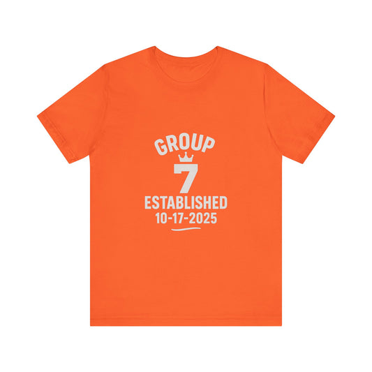 Group 7 Established 2025 Unisex Tee