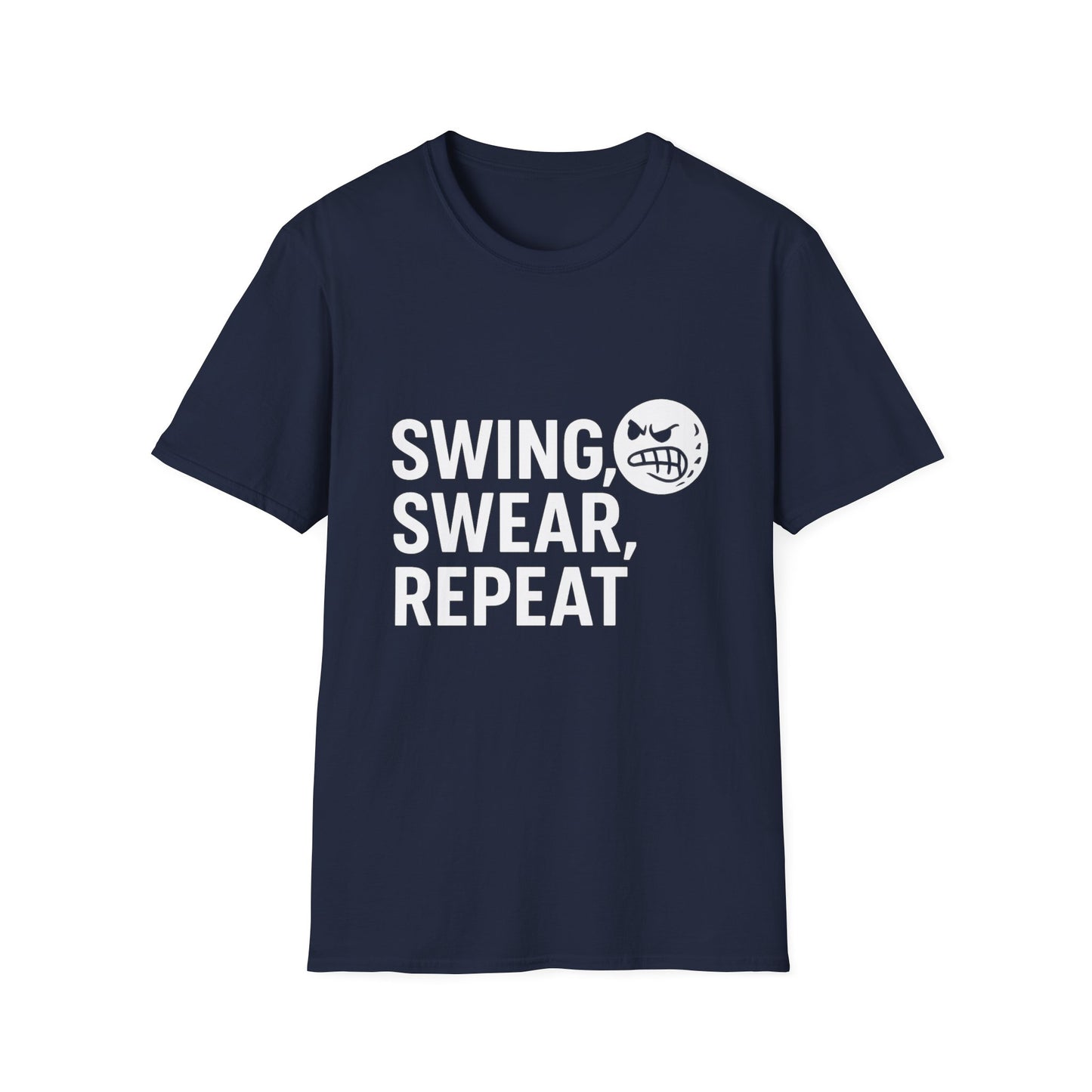 Swing, Swear, Repeat – Golf Rage Recovery Tee