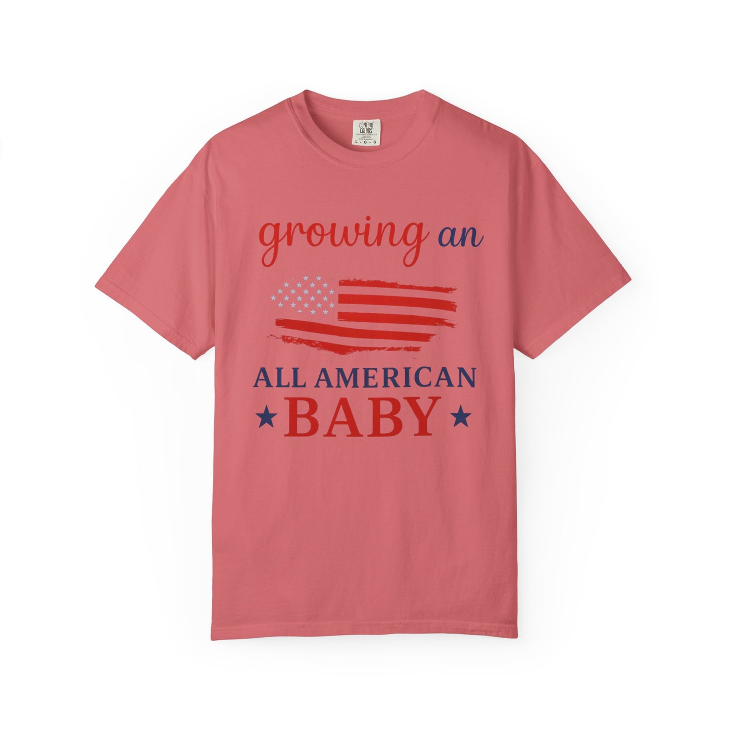 Growing an All-American Baby – Stars, Stripes, and Stretch Marks Tee