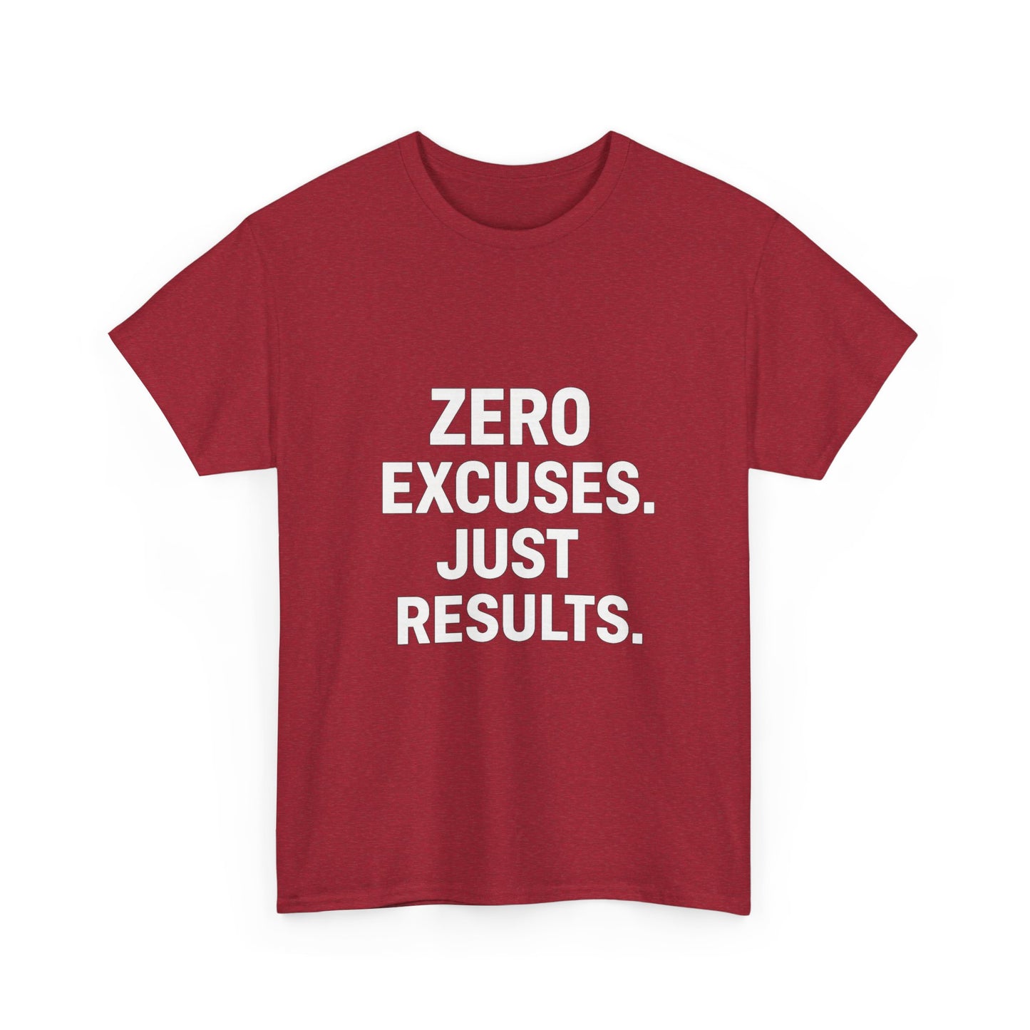 Zero Excuses. Just Results. – The Accountability T-Shirt