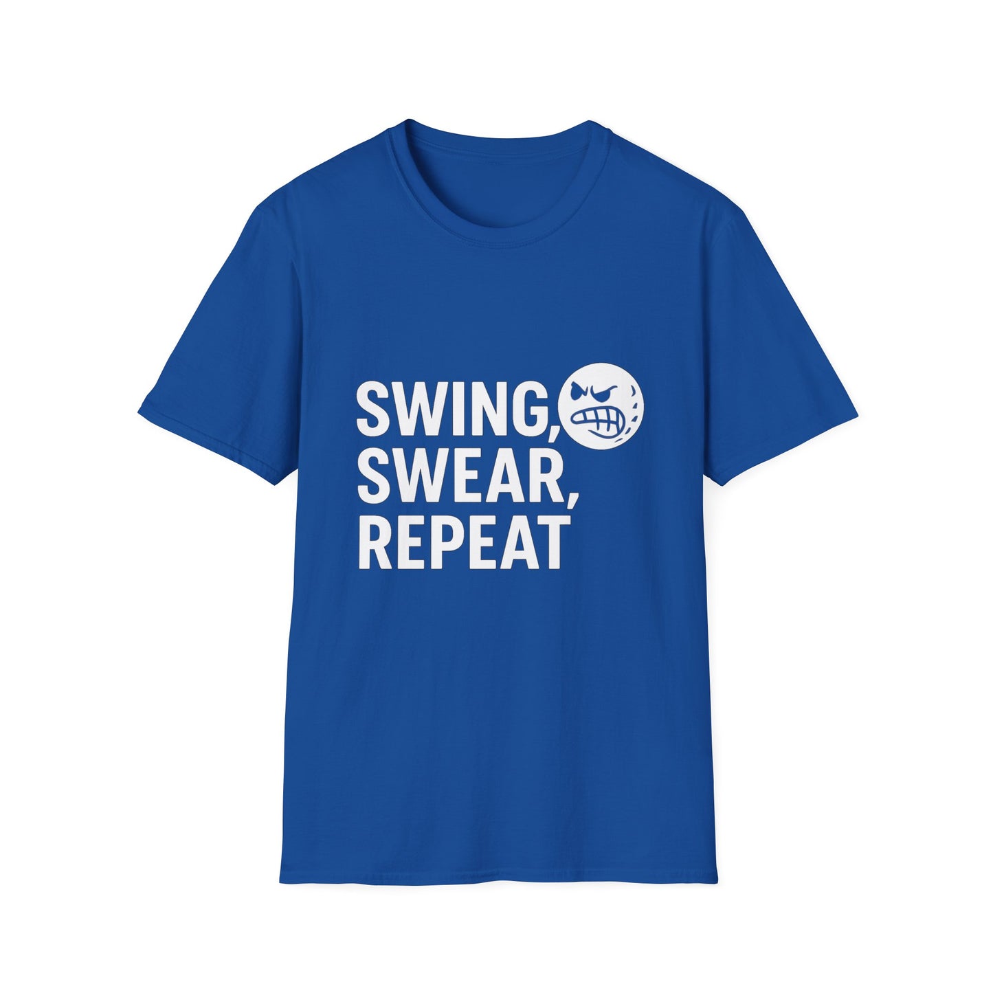 Swing, Swear, Repeat – Golf Rage Recovery Tee