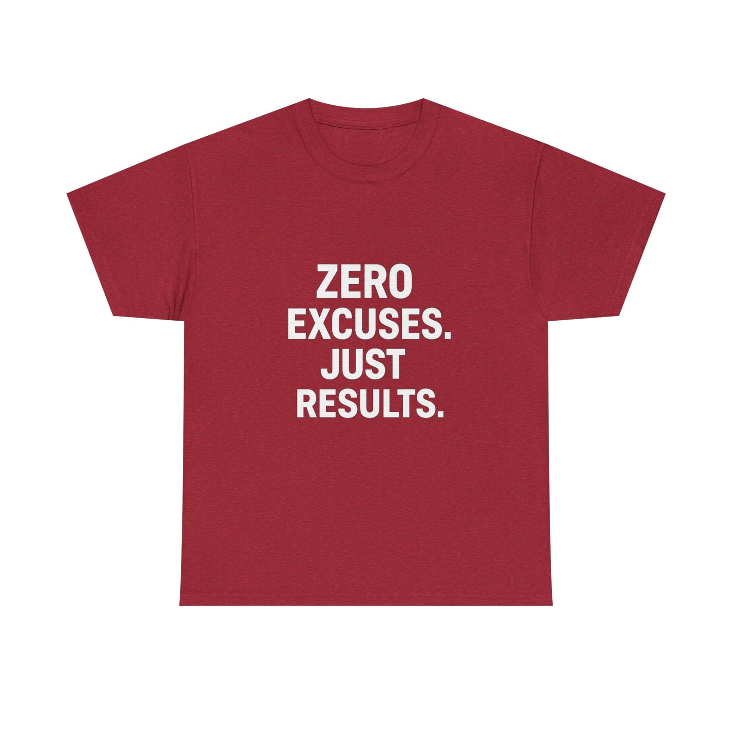 Zero Excuses. Just Results. – The Accountability T-Shirt