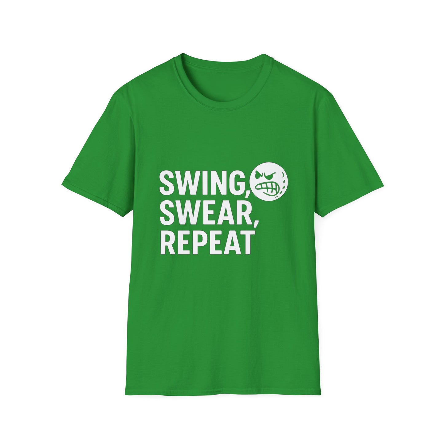 Swing, Swear, Repeat – Golf Rage Recovery Tee