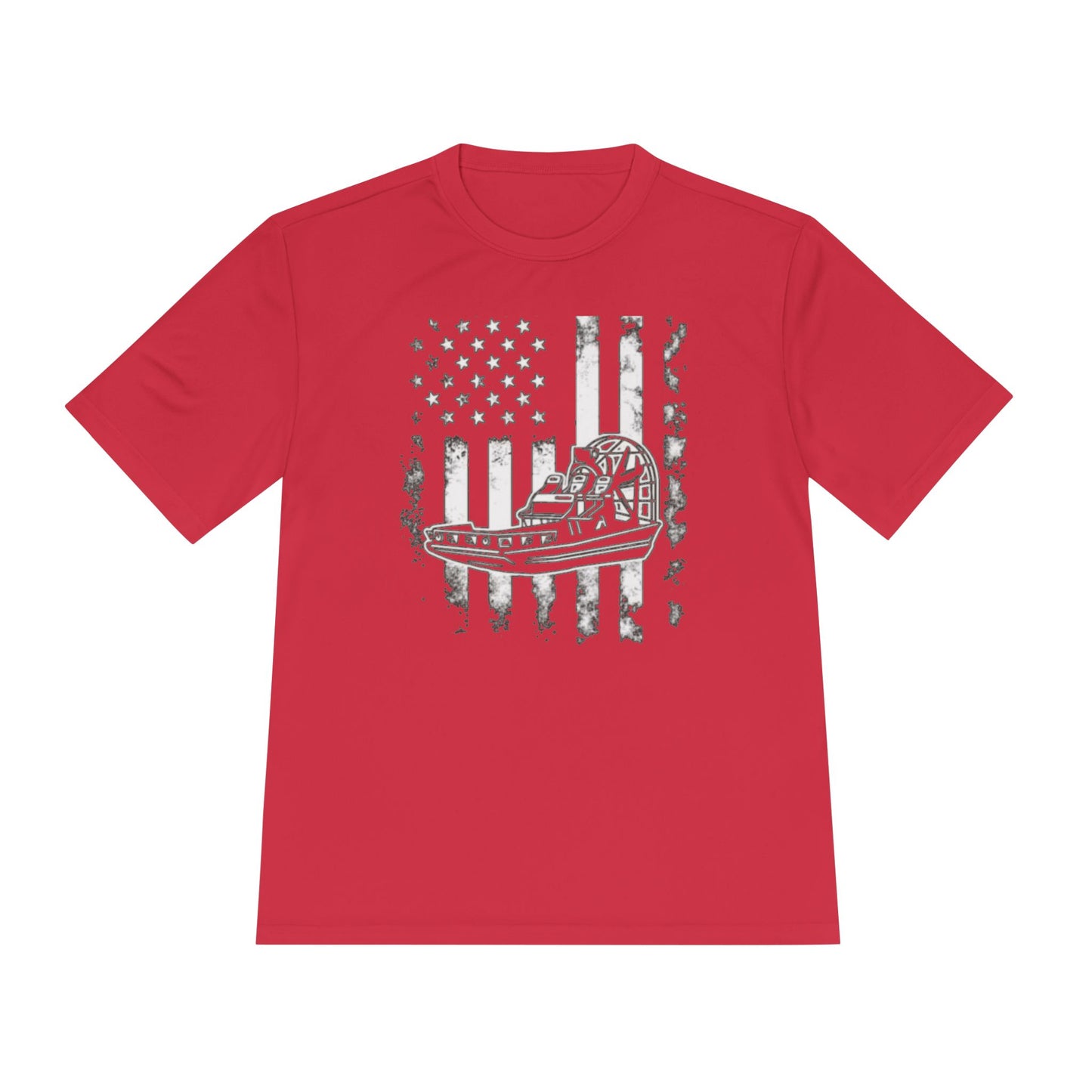 Patriotic Adventure Tee: Moisture Wicking, Unisex Shirt for Outdoor Enthusiasts, Gifts for Veterans, Memorial Day, Independence Day