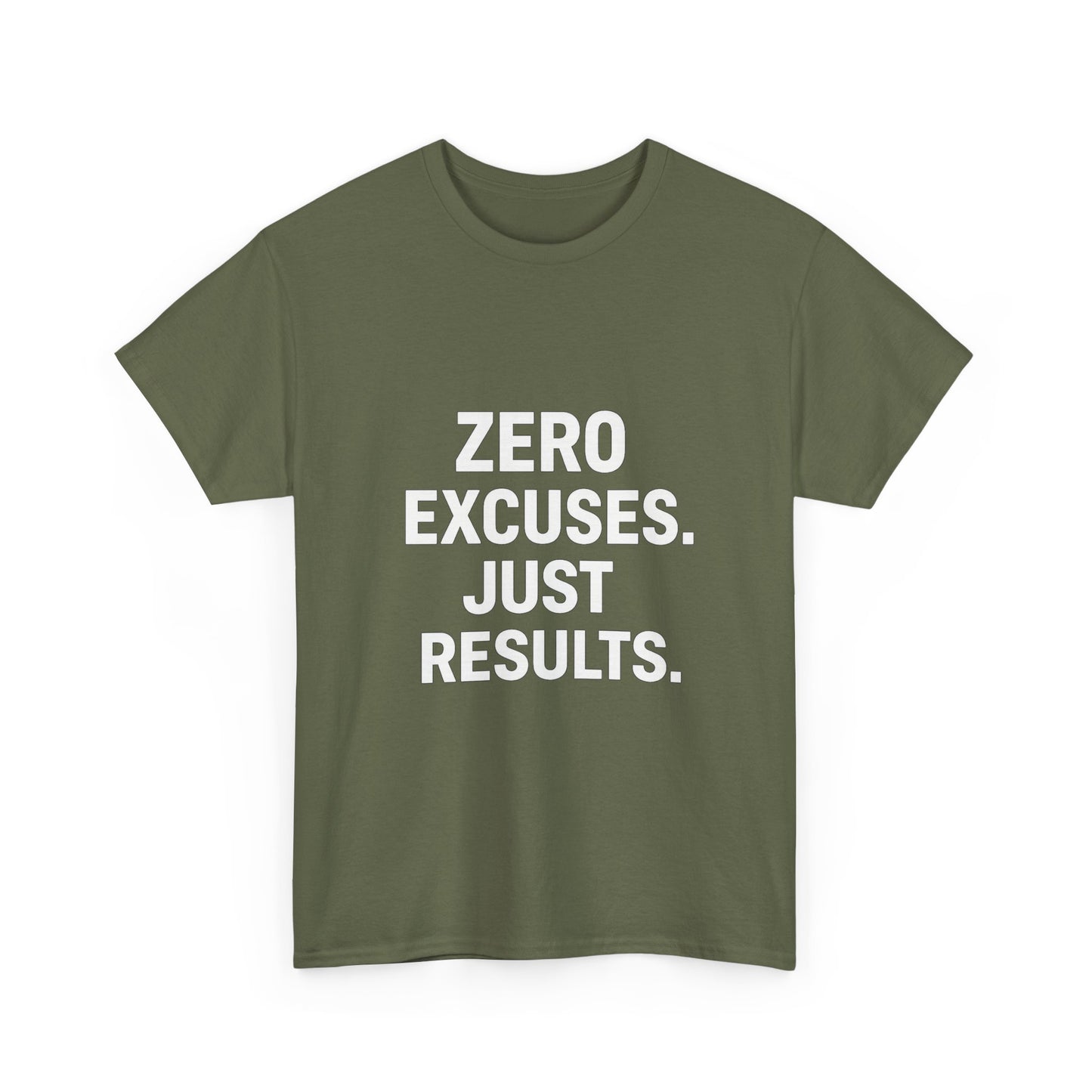 Zero Excuses. Just Results. – The Accountability T-Shirt