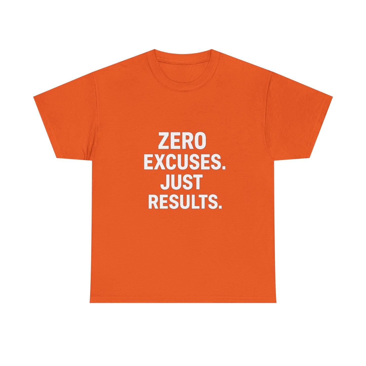 Zero Excuses. Just Results. – The Accountability T-Shirt