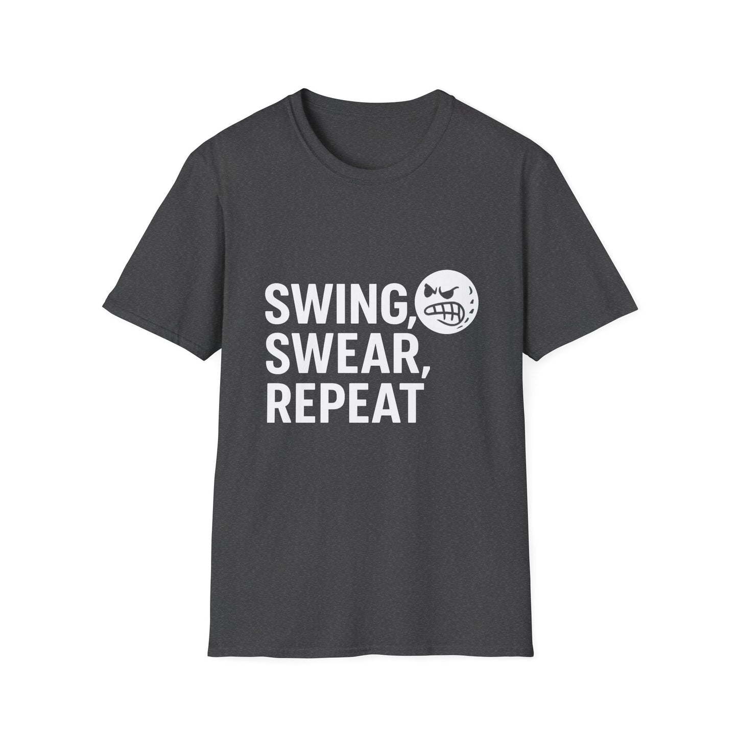 Swing, Swear, Repeat – Golf Rage Recovery Tee