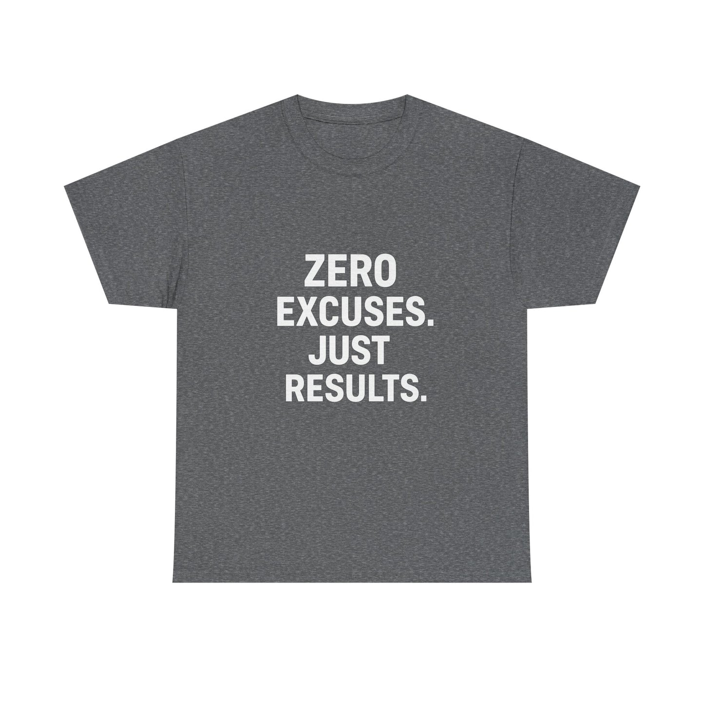 Zero Excuses. Just Results. – The Accountability T-Shirt