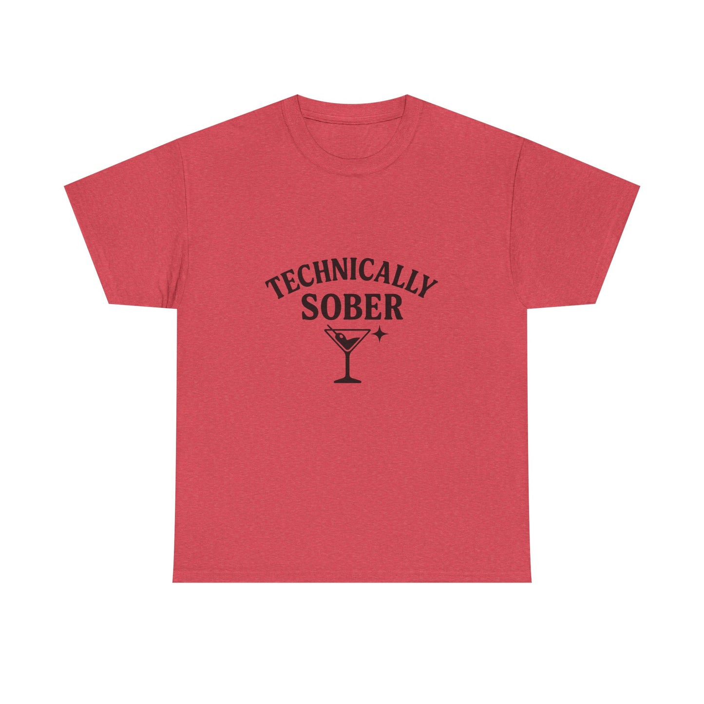 Unisex Heavy Cotton Tee - "Technically Sober" Graphic Tee