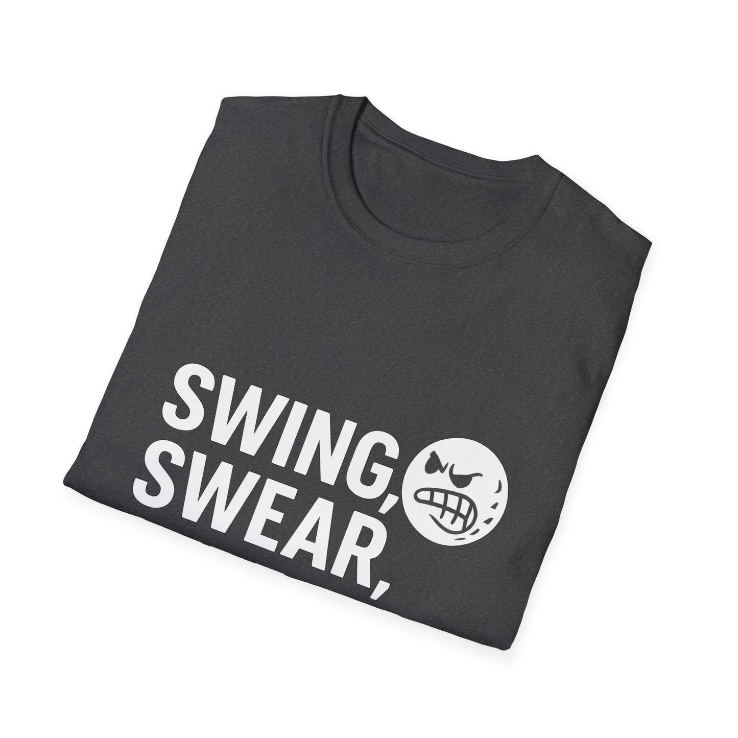 Swing, Swear, Repeat – Golf Rage Recovery Tee