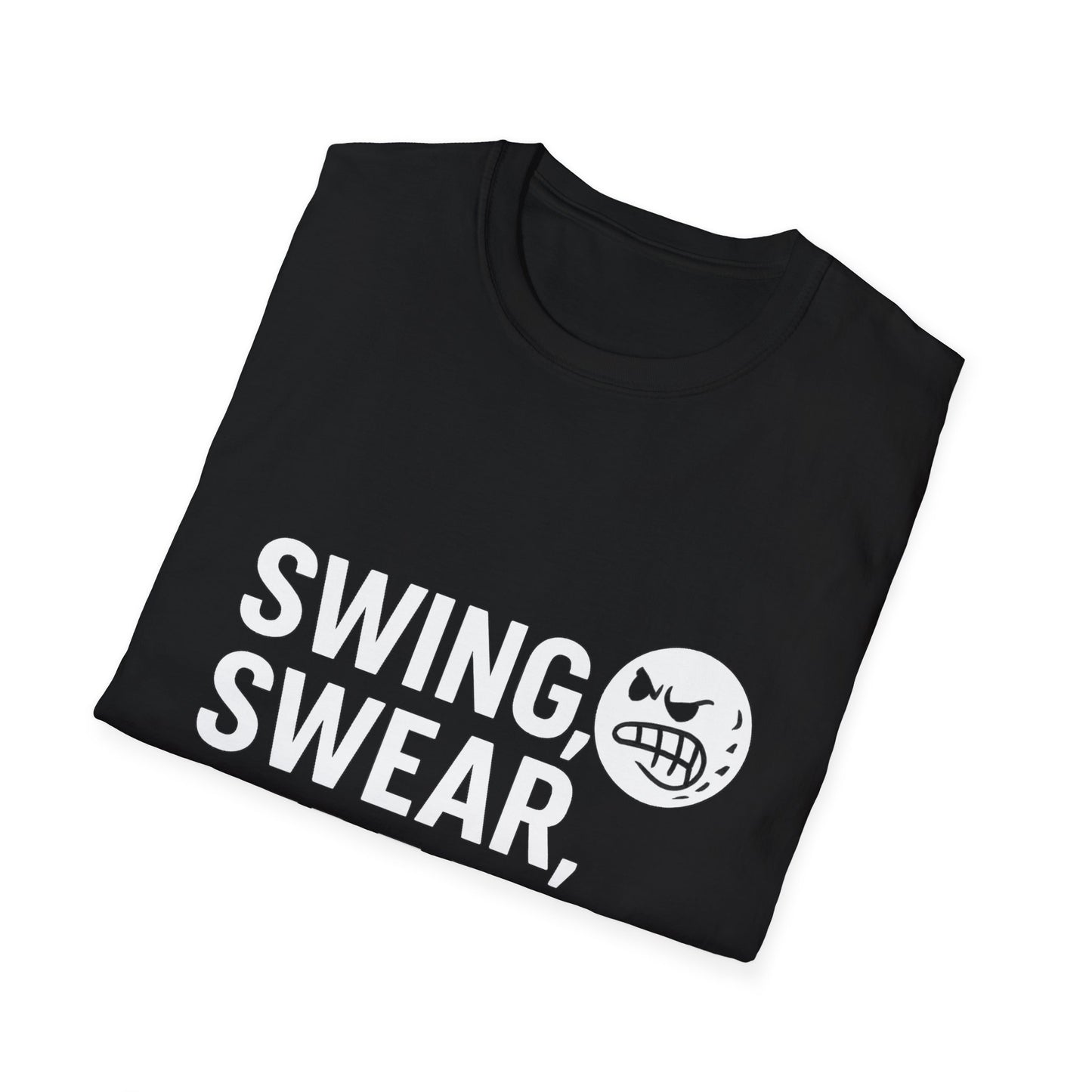 Swing, Swear, Repeat – Golf Rage Recovery Tee