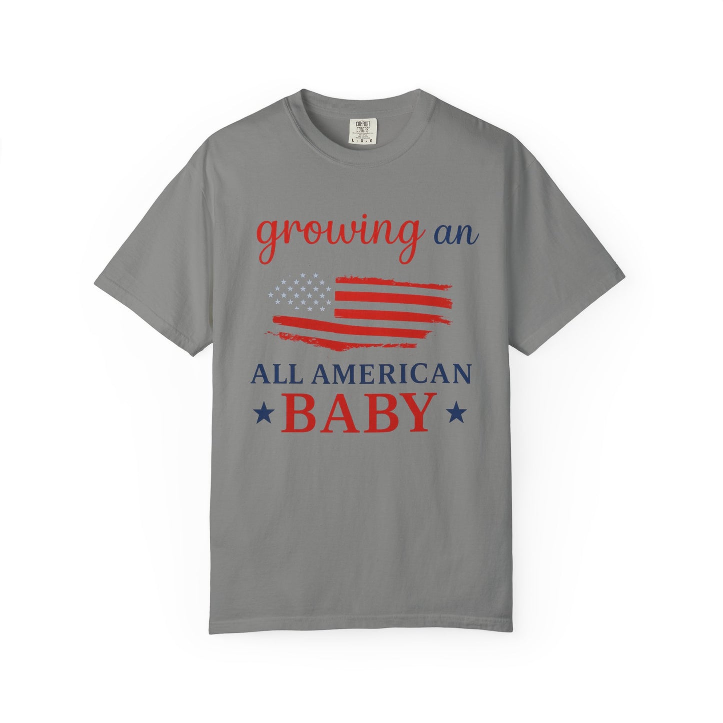 Growing an All-American Baby – Stars, Stripes, and Stretch Marks Tee