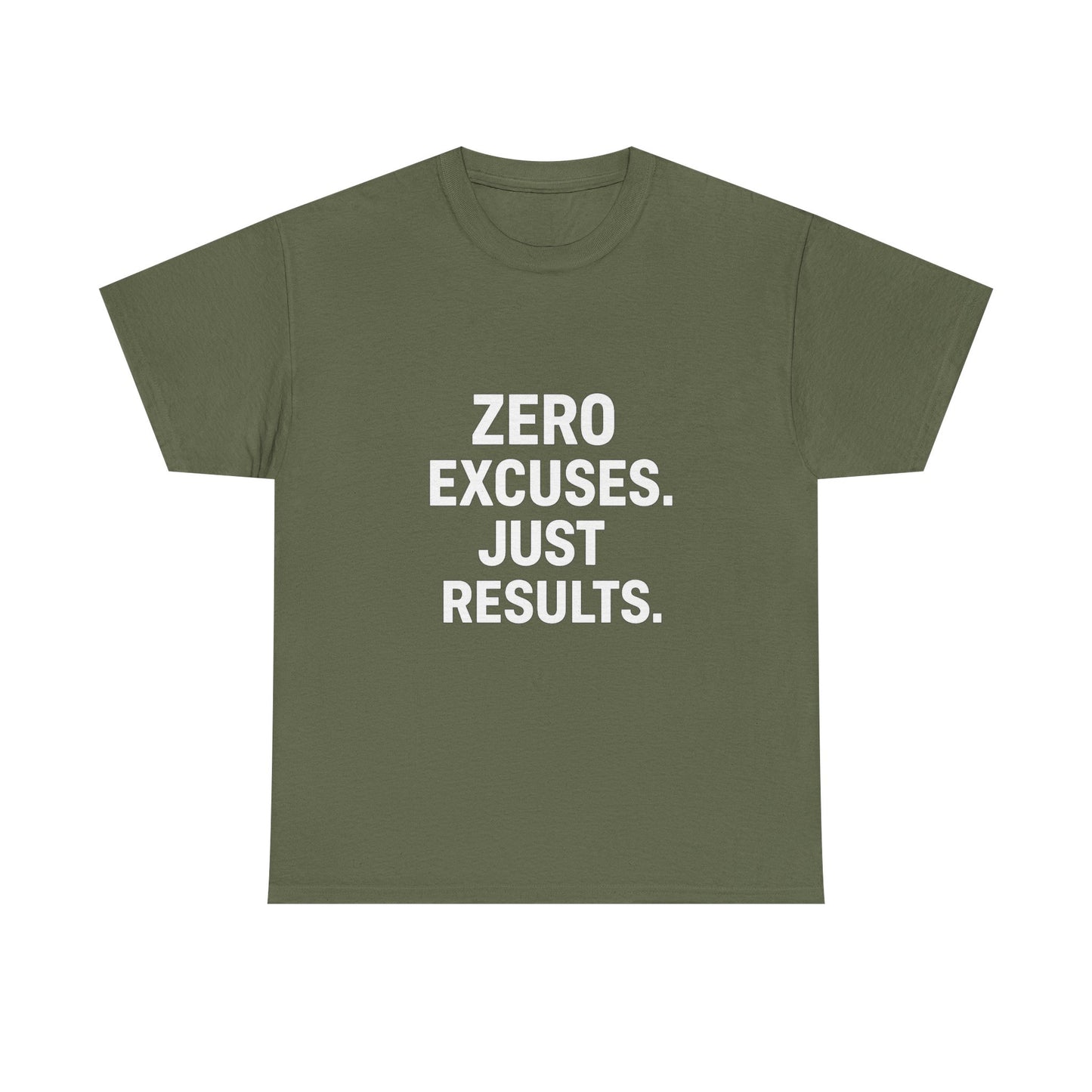 Zero Excuses. Just Results. – The Accountability T-Shirt