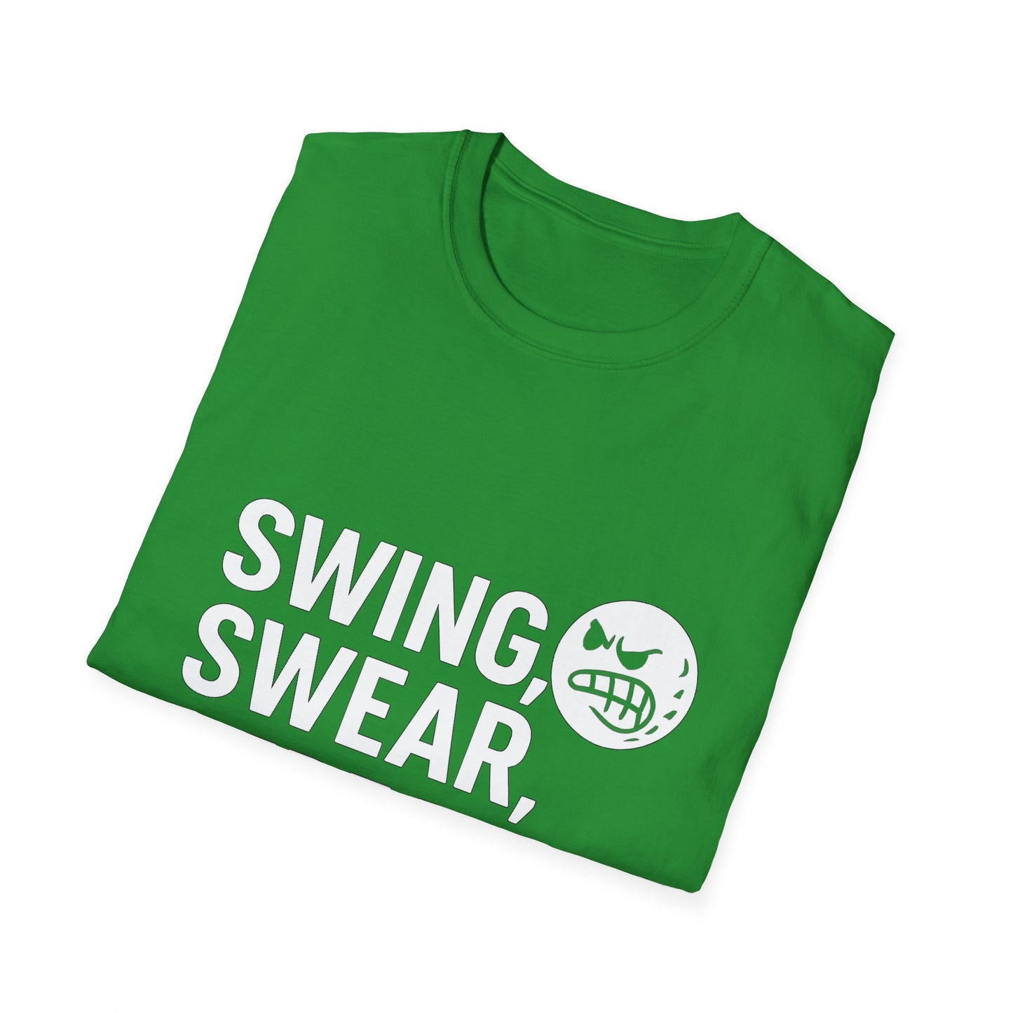 Swing, Swear, Repeat – Golf Rage Recovery Tee