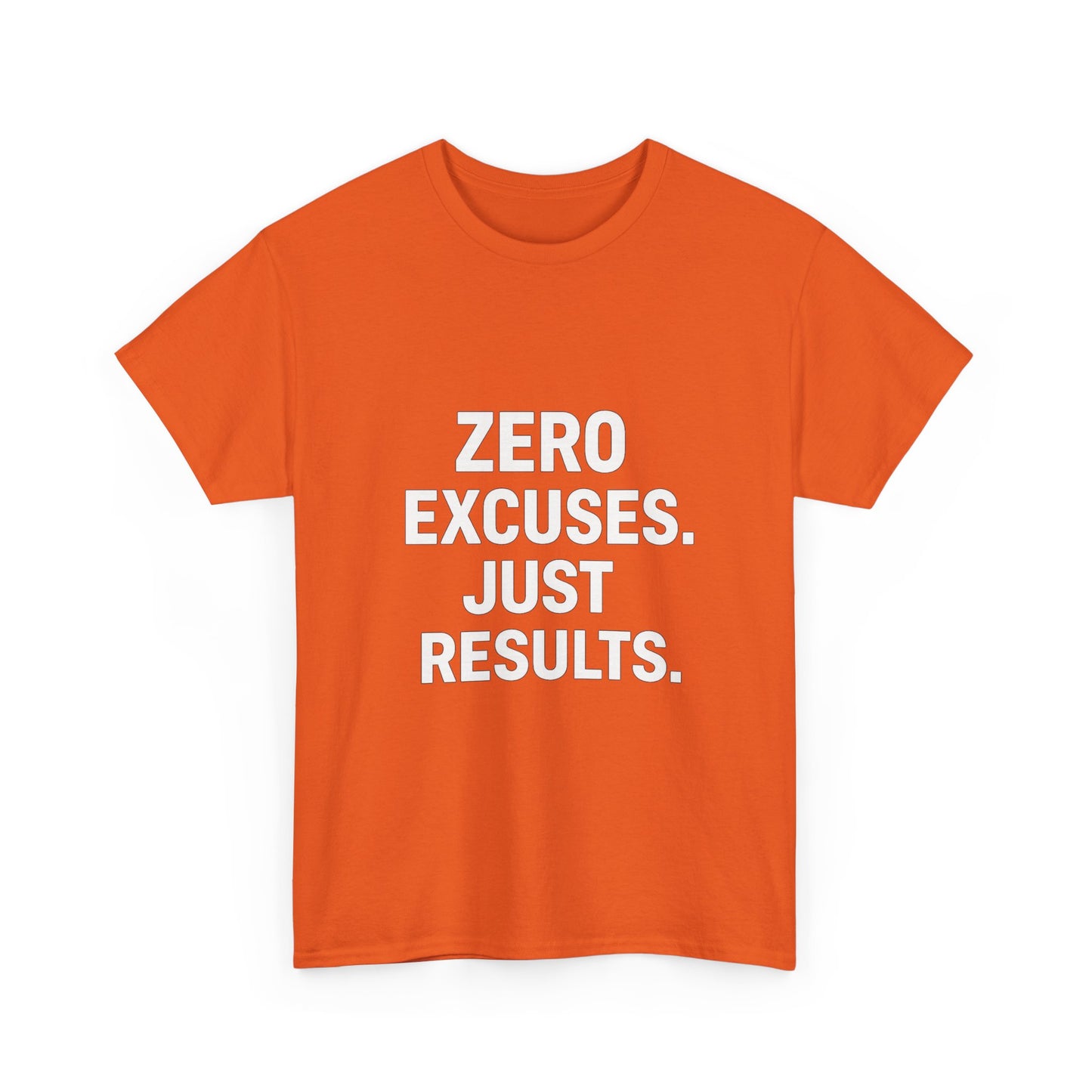 Zero Excuses. Just Results. – The Accountability T-Shirt