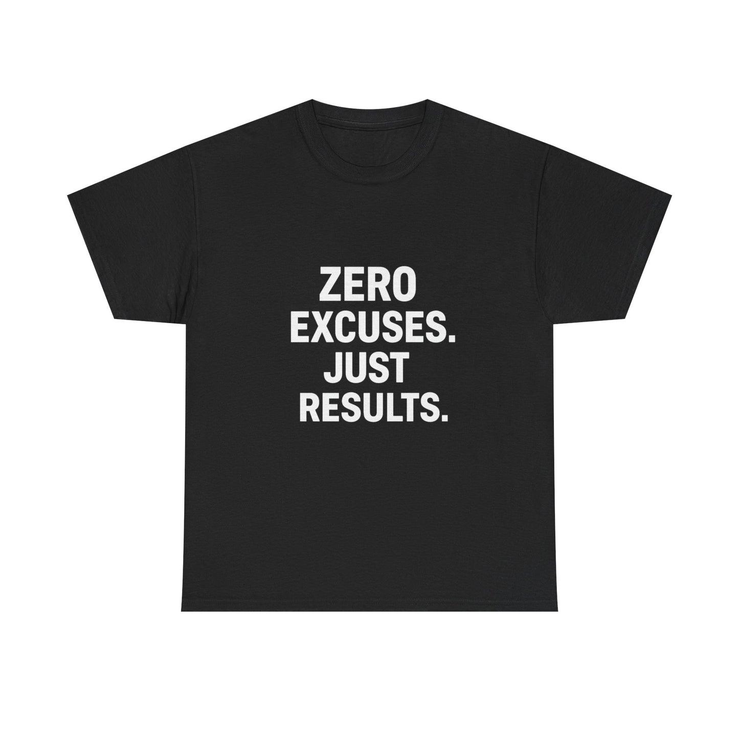 Zero Excuses. Just Results. – The Accountability T-Shirt