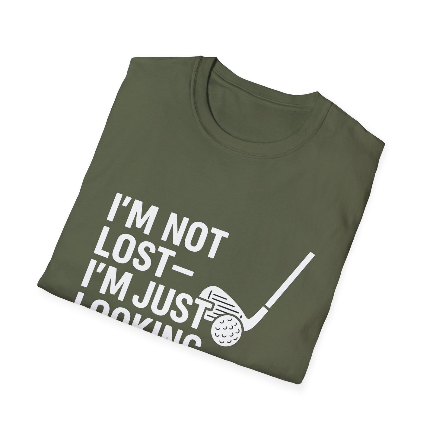 Funny Golf T-Shirt, Perfect for Golf Lovers, Ideal Gift for Dad, Unique Sports Tee, Humorous Father's Day Present, Casual Wear