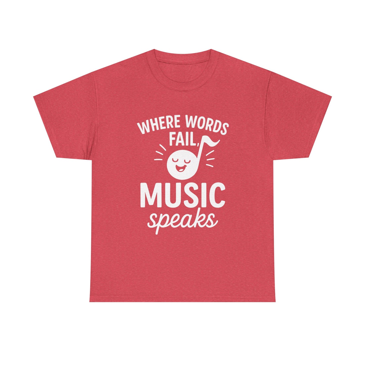 Where Words Fail, Music Speaks – Deep Thoughts, Deeper Bass Tee
