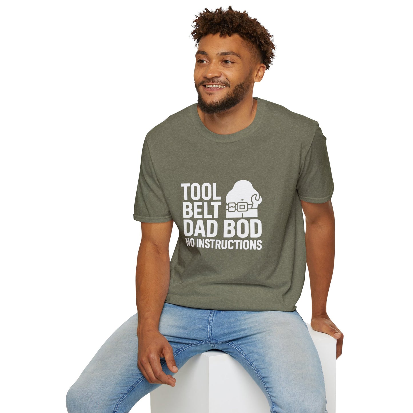 Tool Belt, Dad Bod, No Instructions – DIY Disasterpiece Tee