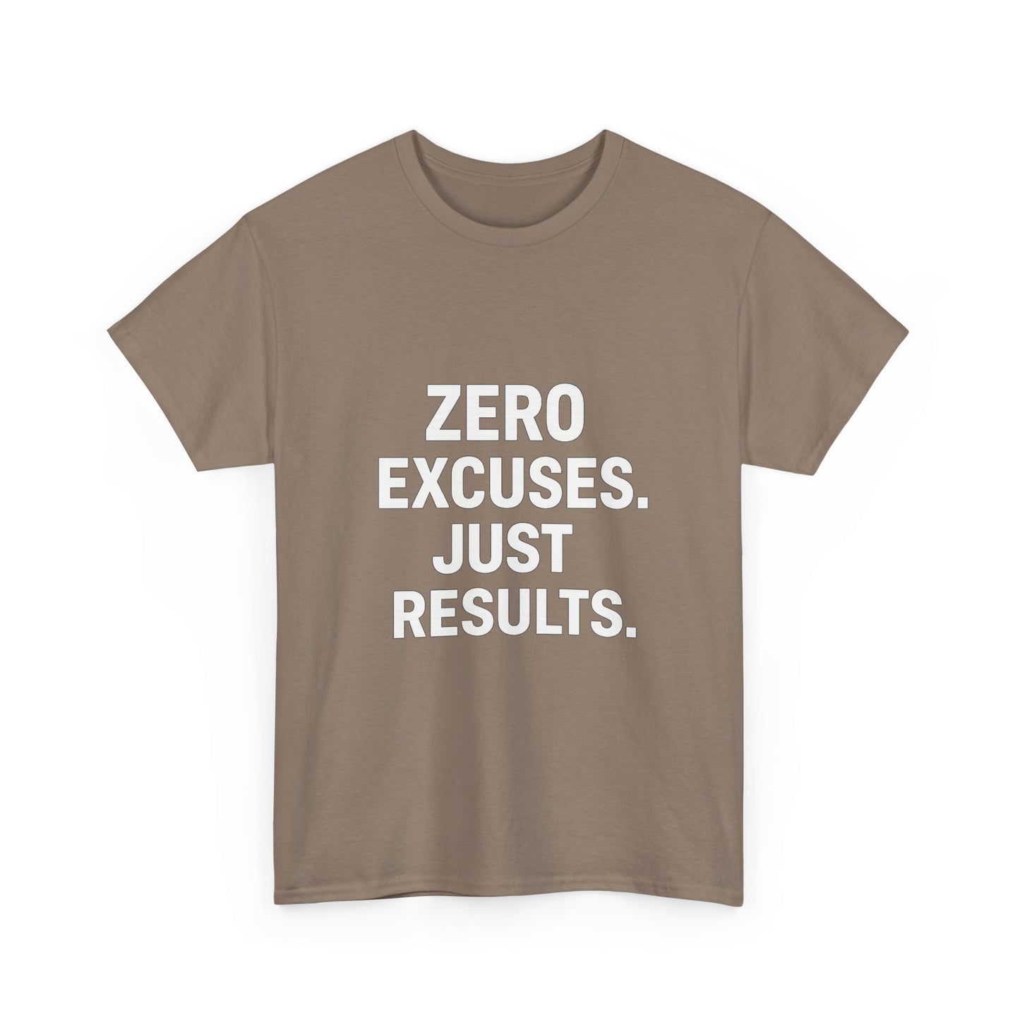 Zero Excuses. Just Results. – The Accountability T-Shirt
