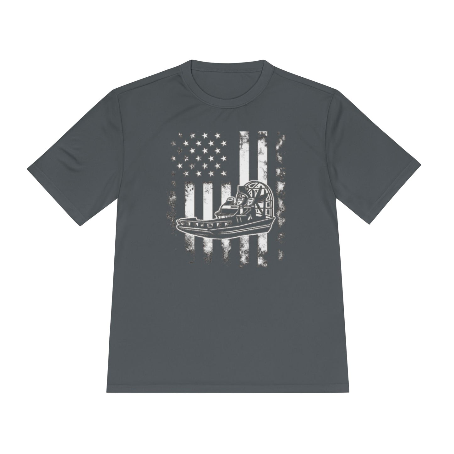 Patriotic Adventure Tee: Moisture Wicking, Unisex Shirt for Outdoor Enthusiasts, Gifts for Veterans, Memorial Day, Independence Day