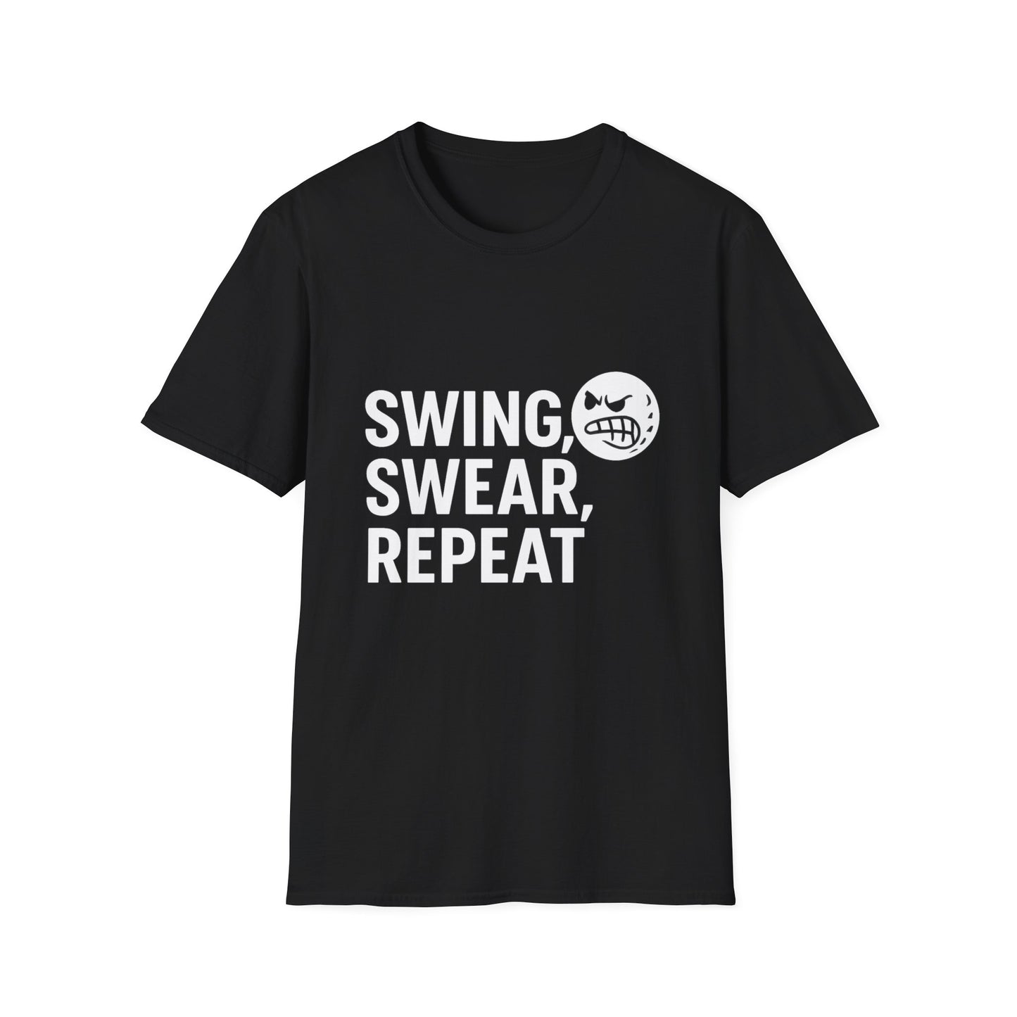 Swing, Swear, Repeat – Golf Rage Recovery Tee