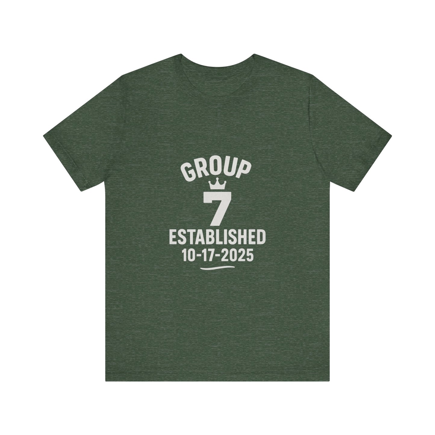Group 7 Established 2025 Unisex Tee