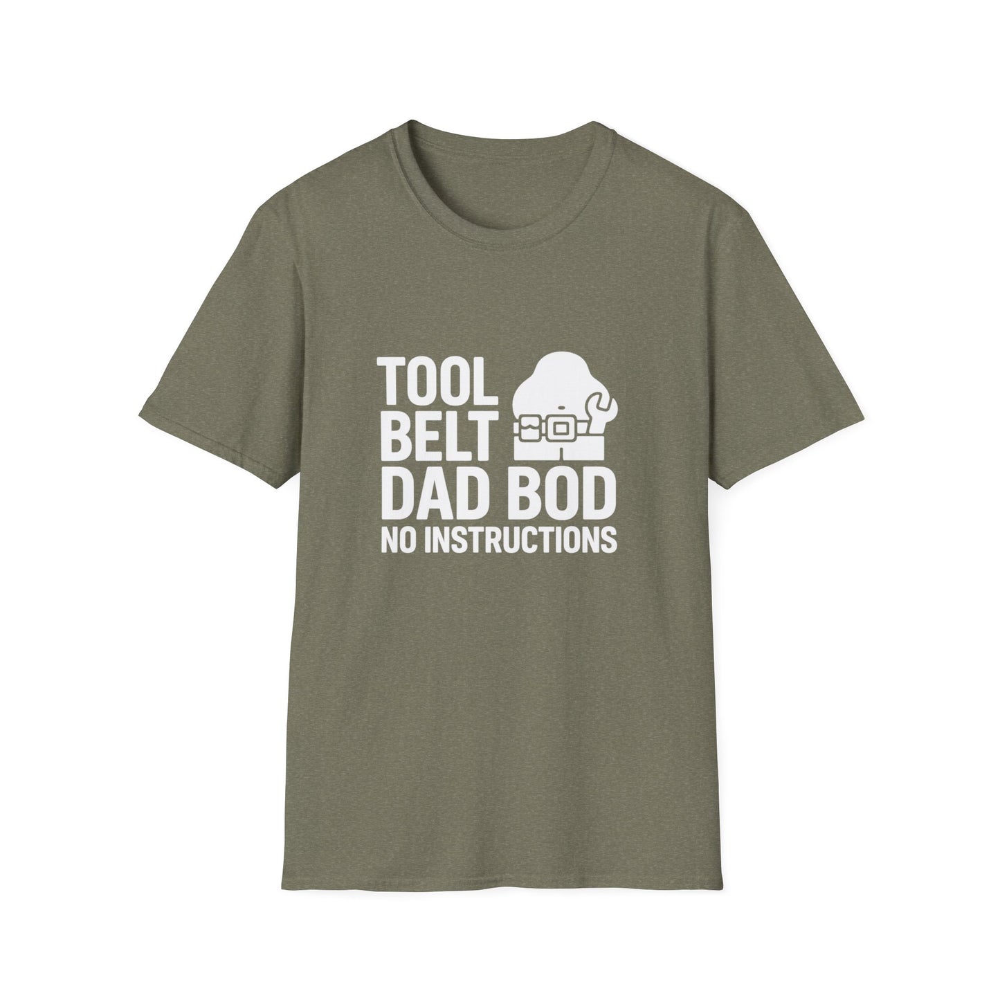 Tool Belt, Dad Bod, No Instructions – DIY Disasterpiece Tee